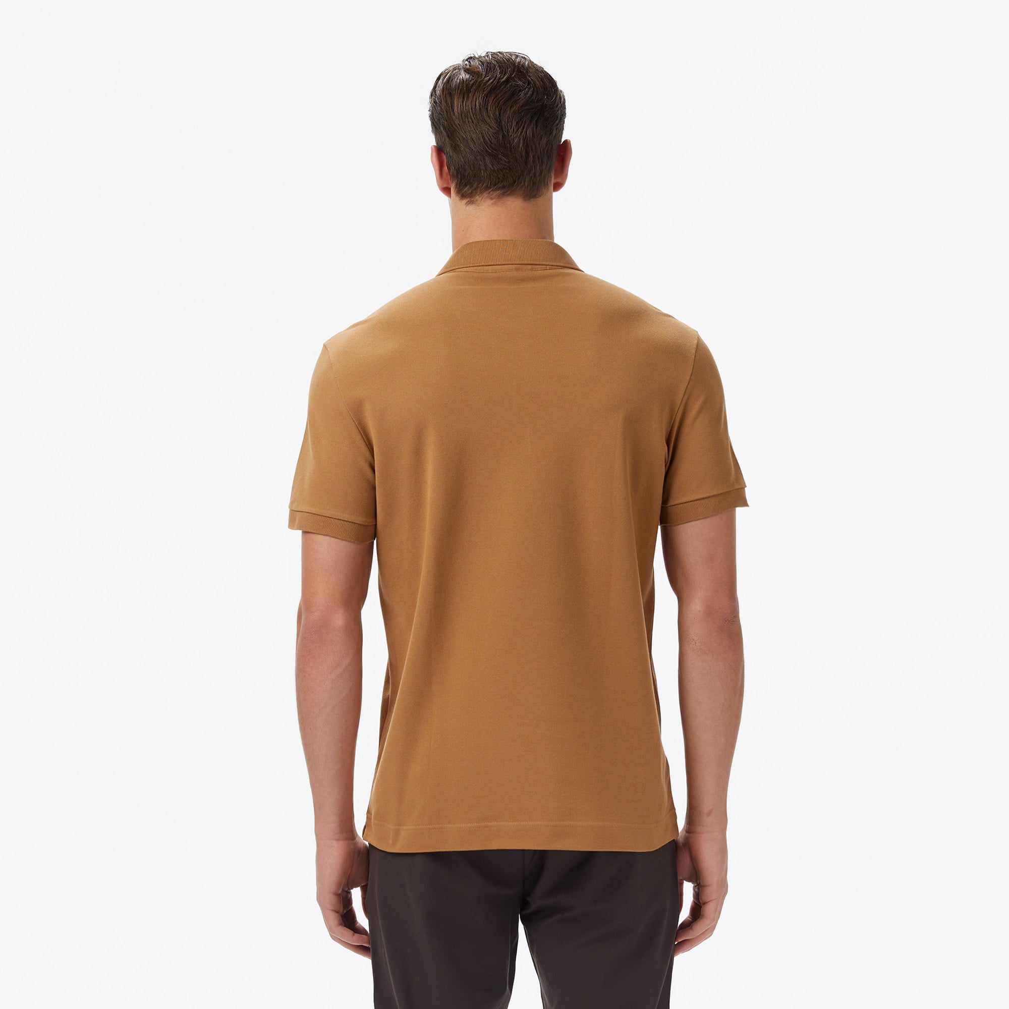 Erkek Regular Fit Açık Kahverengi Paris Polo