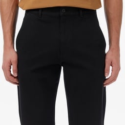 Erkek Regular Fit Siyah Pantolon Siyah