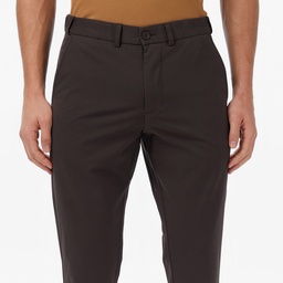 Erkek Slim Fit Kahverengi Pantolon Kahverengi