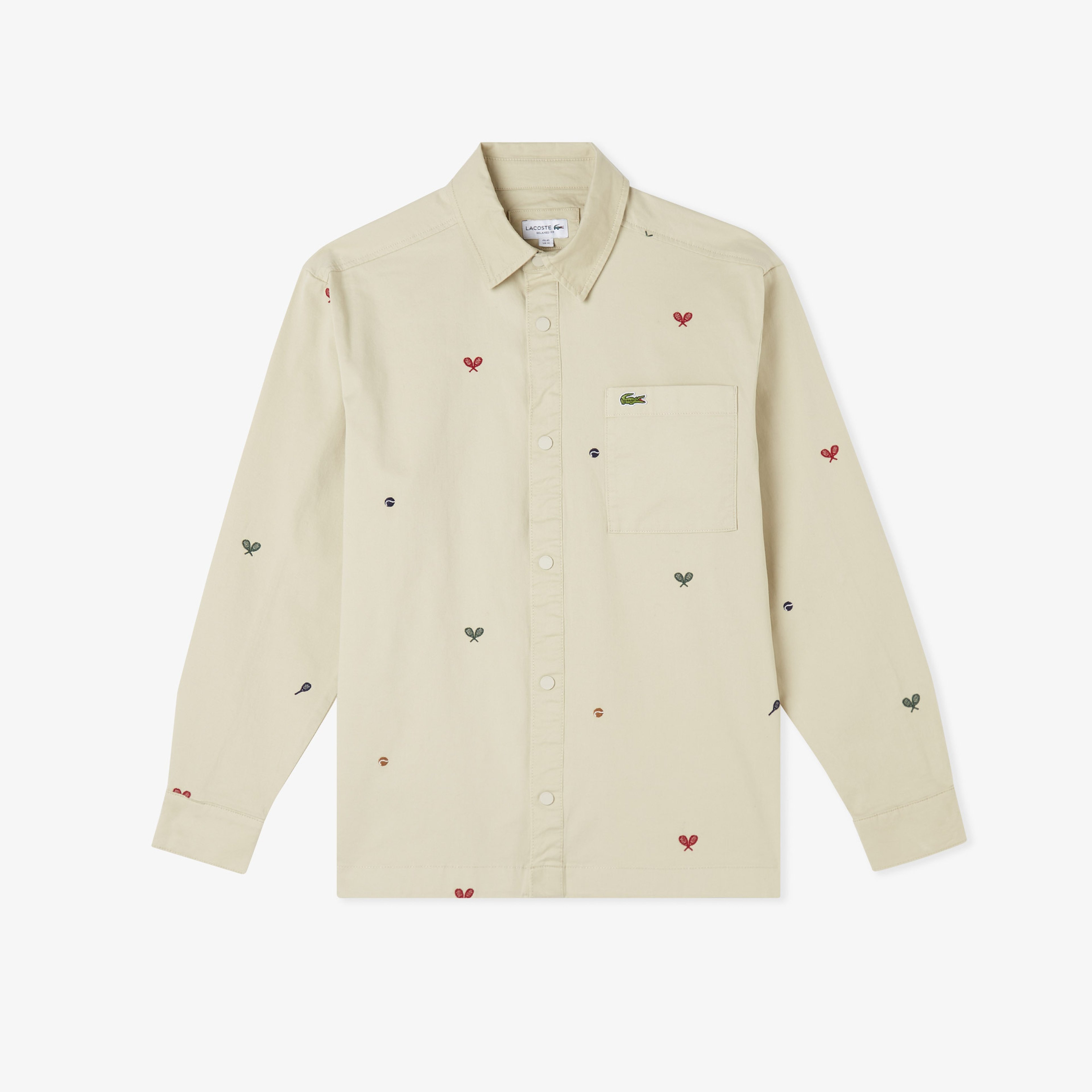 Erkek Relaxed Fit Desenli Bej Gömlek Erkek Relaxed Fit Desenli Bej Gömlek