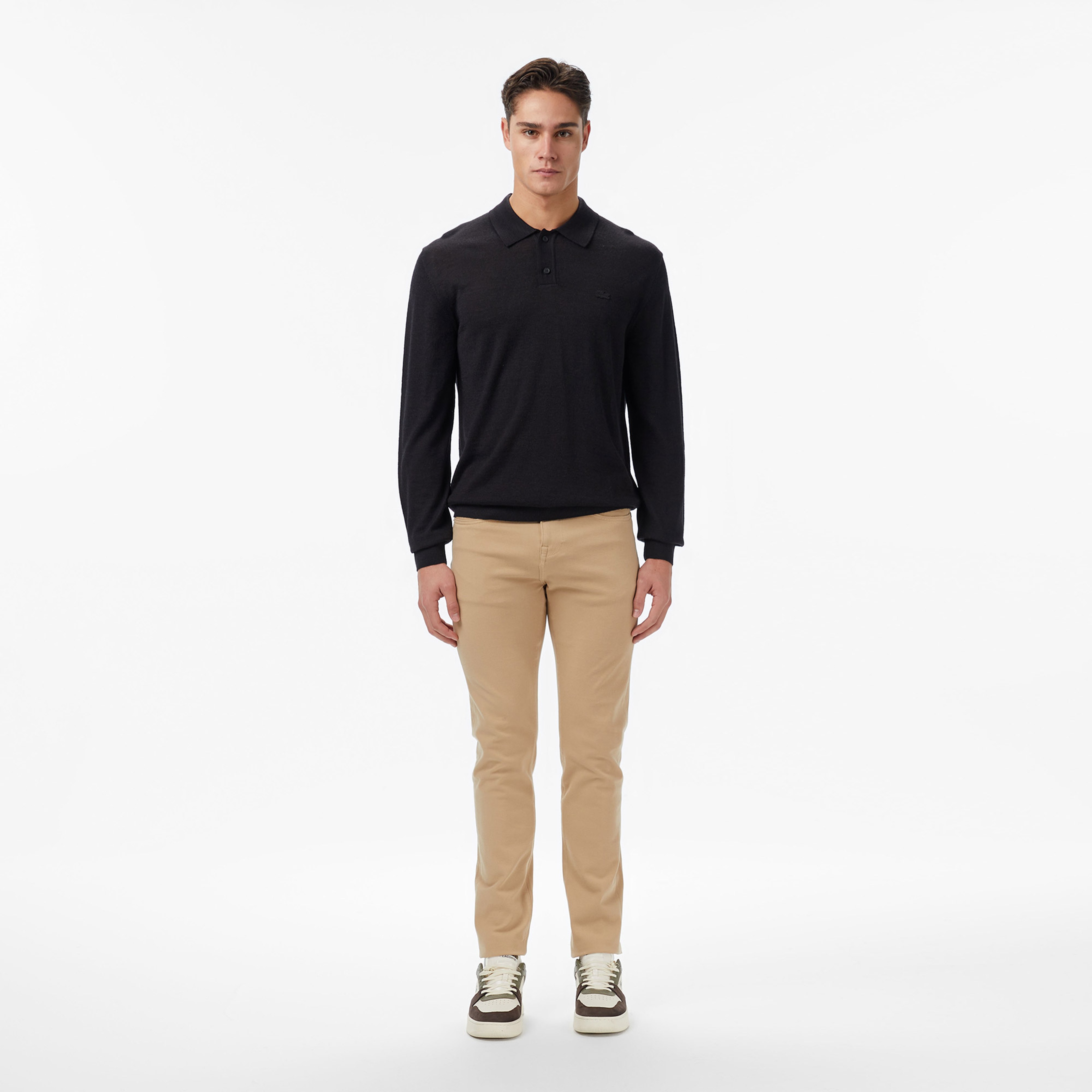 Erkek Slim Fit Bej Jean Pantolon