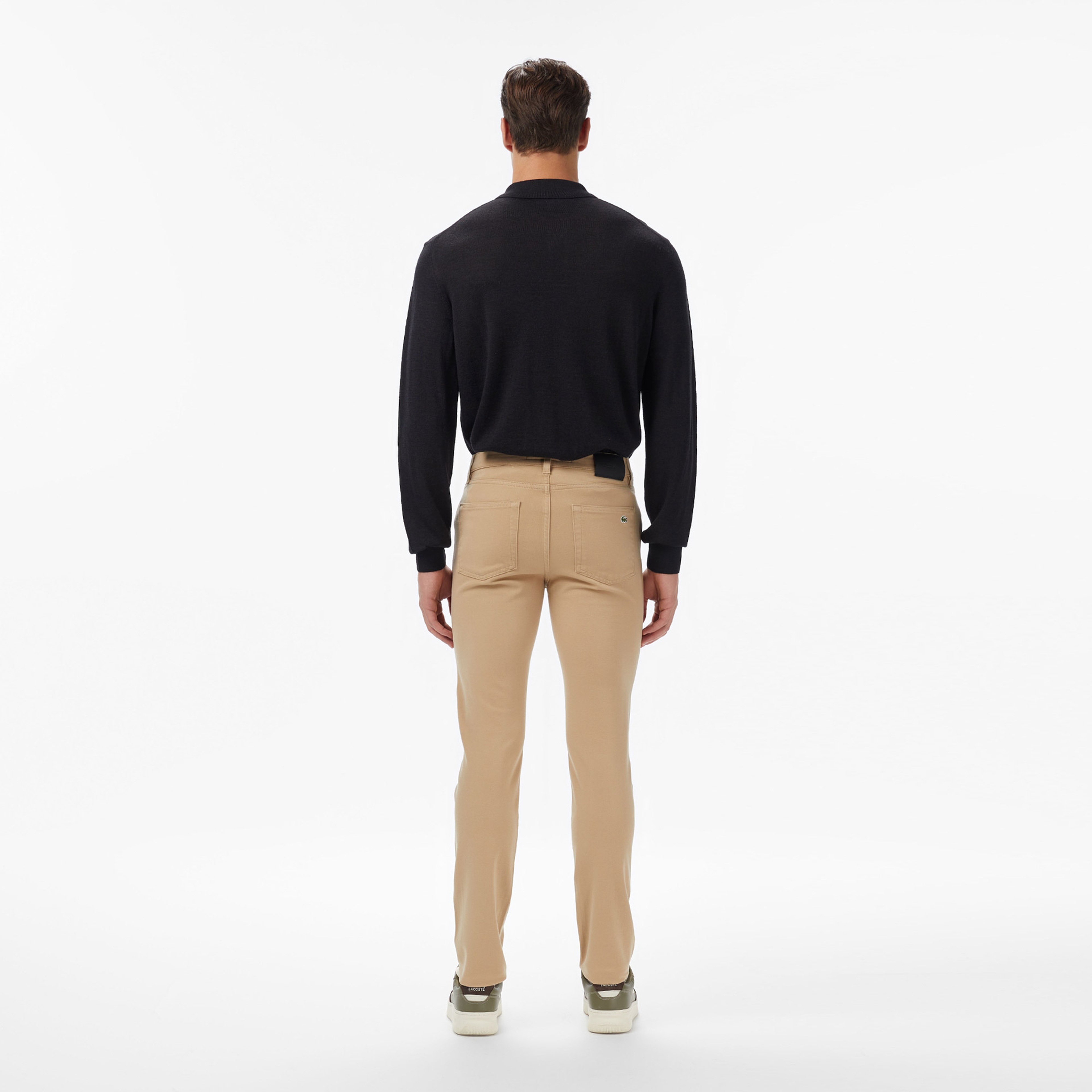 Erkek Slim Fit Bej Jean Pantolon