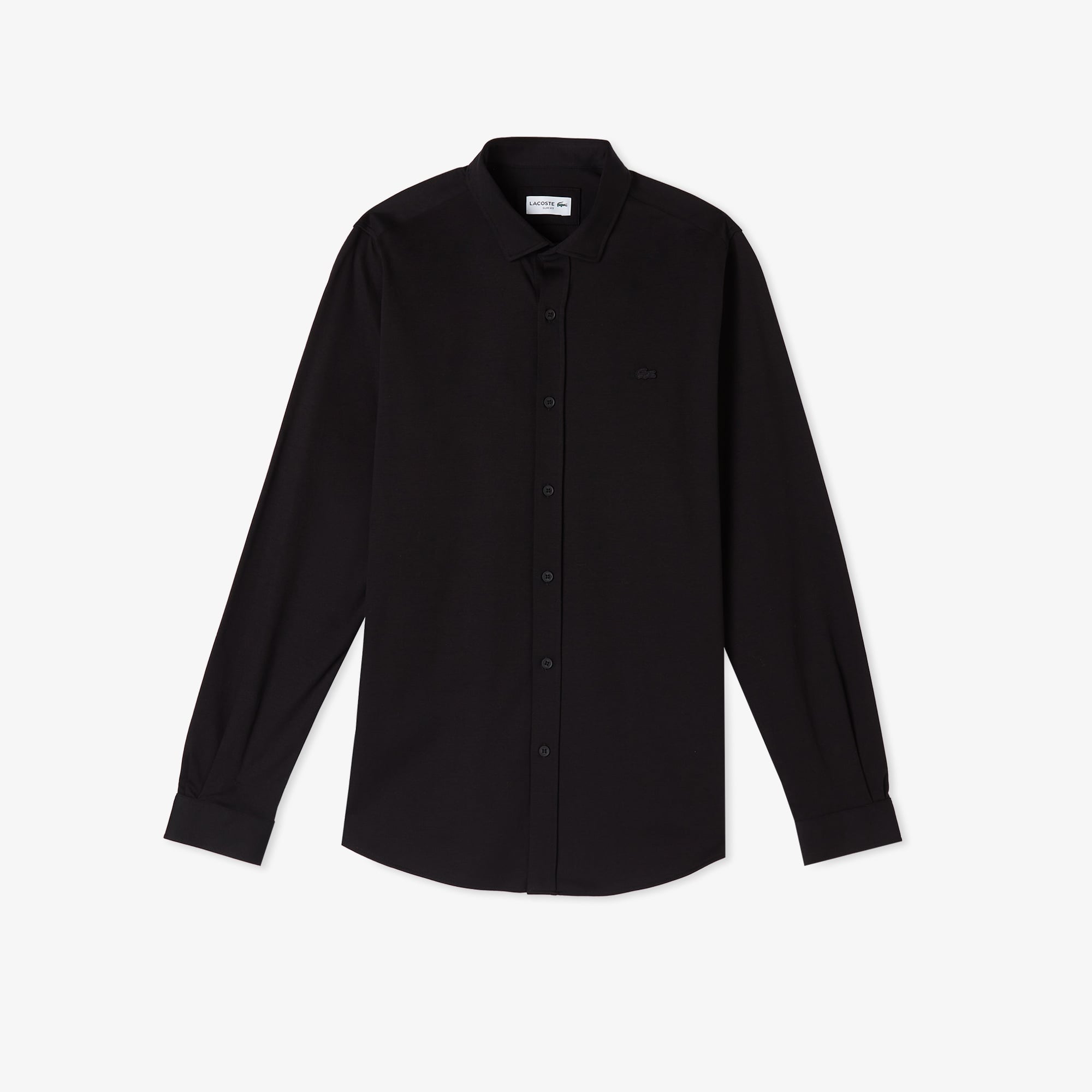 Erkek Slim Fit Siyah Gömlek