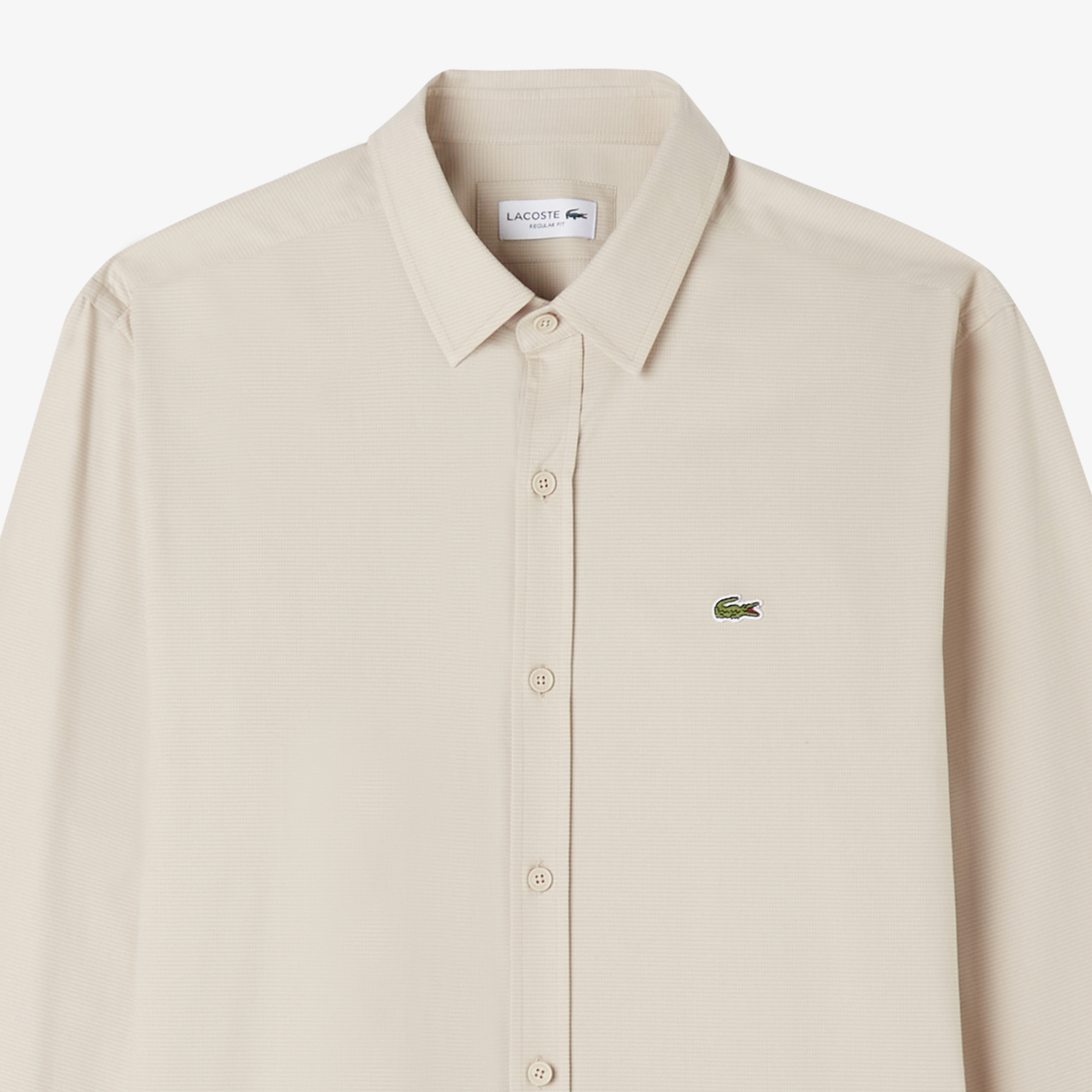 Erkek Regular Fit Bej Gömlek