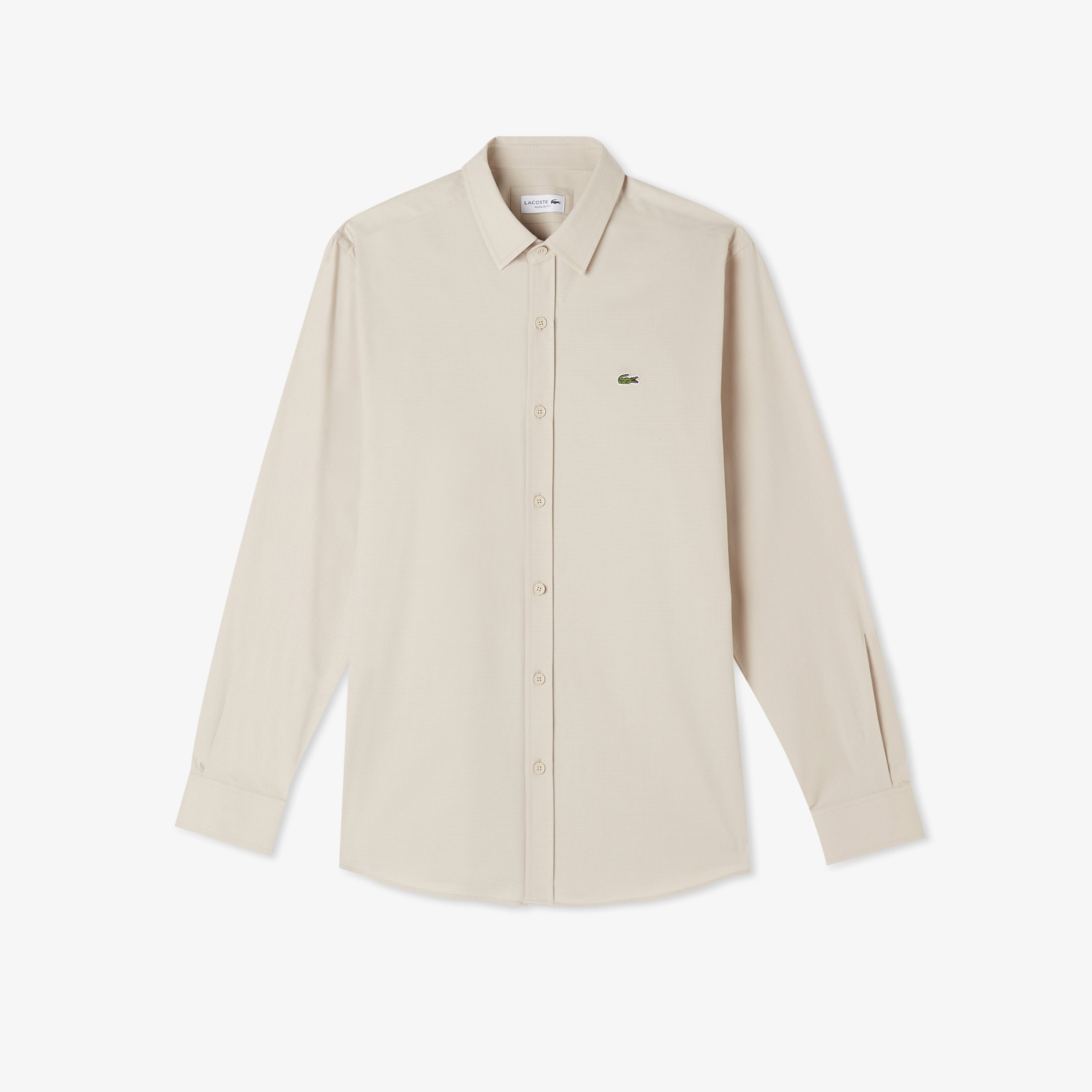 Erkek Regular Fit Bej Gömlek