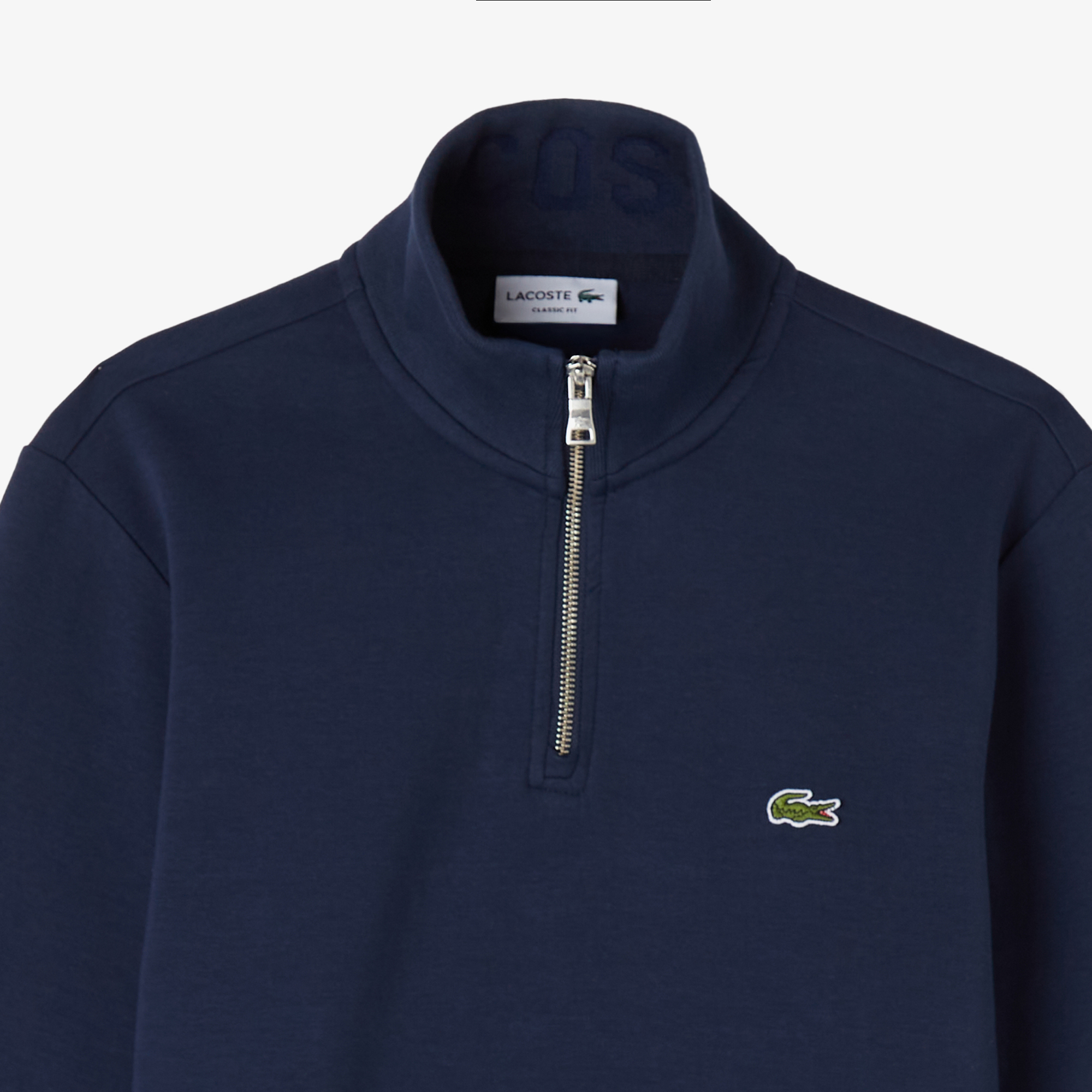 ブラインド s2 Erkek Classic Fit Yarım Fermuarlı Lacivert Sweatshirt SH2628-166