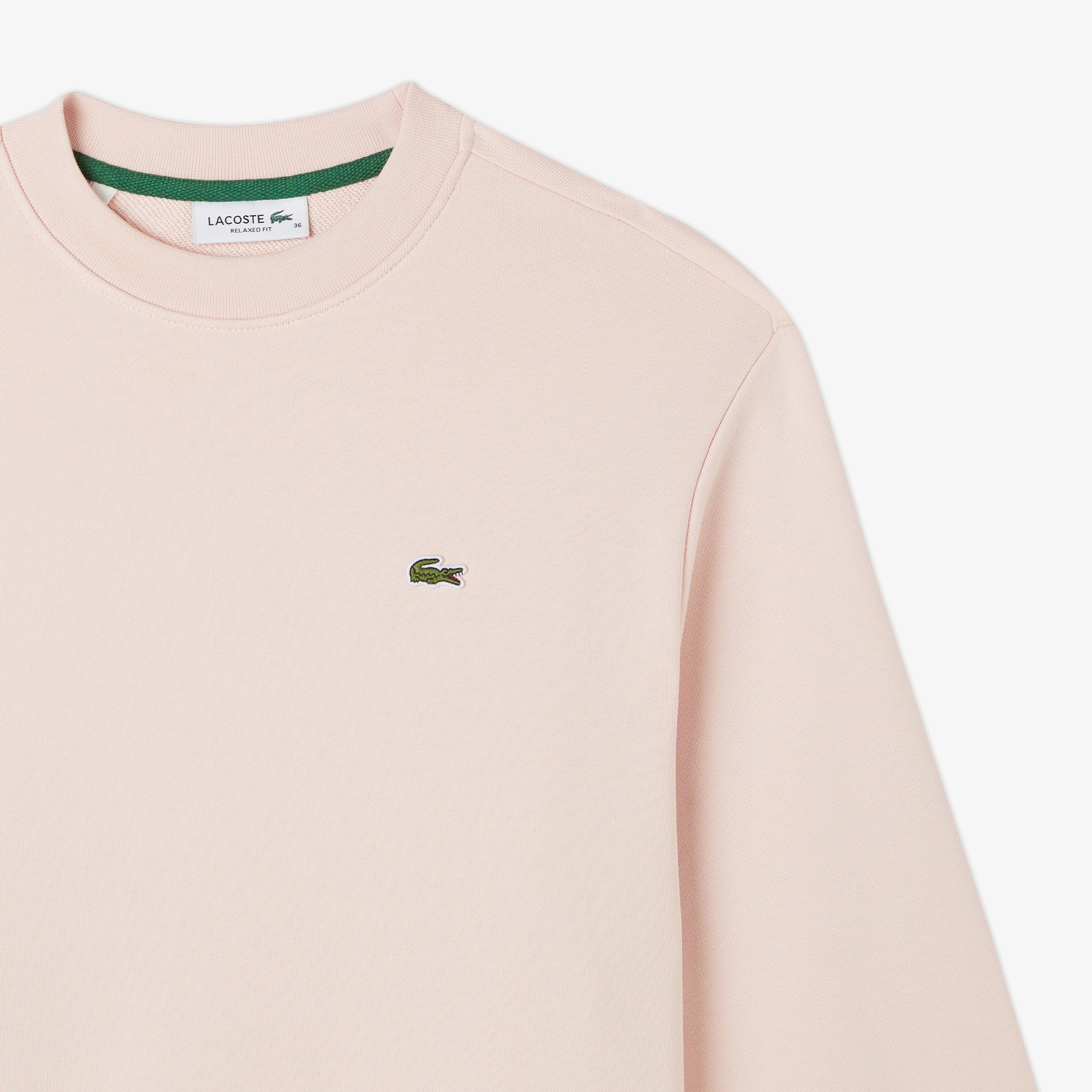 Kadın Relaxed Fit Bisiklet Yaka Pembe Sweatshirt