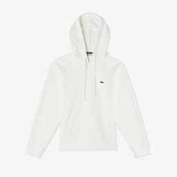 Kadın Relaxed Fit Kapüşonlu Beyaz Sweatshirt Beyaz