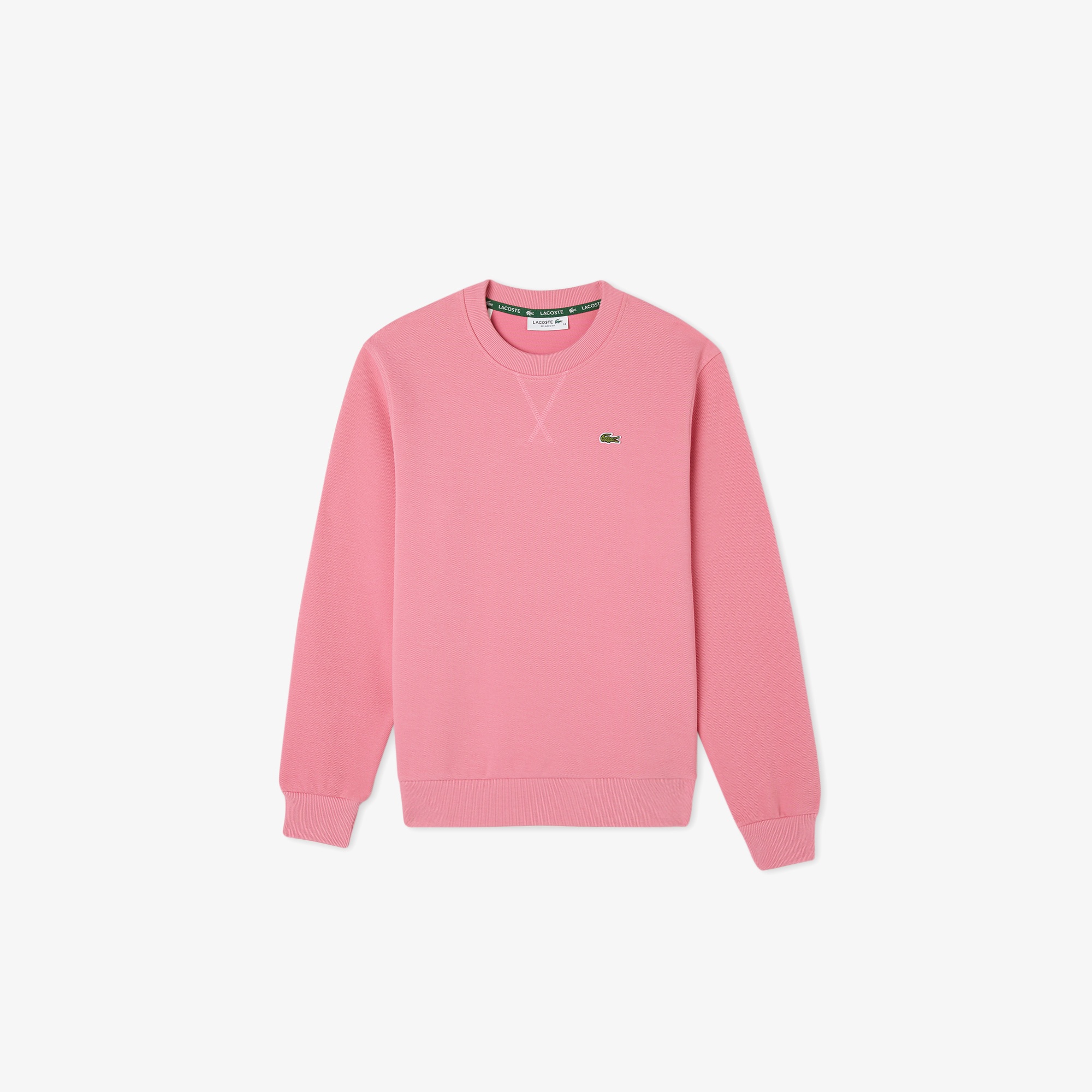Kadın Relaxed Fit Bisiklet Yaka Pembe Sweatshirt