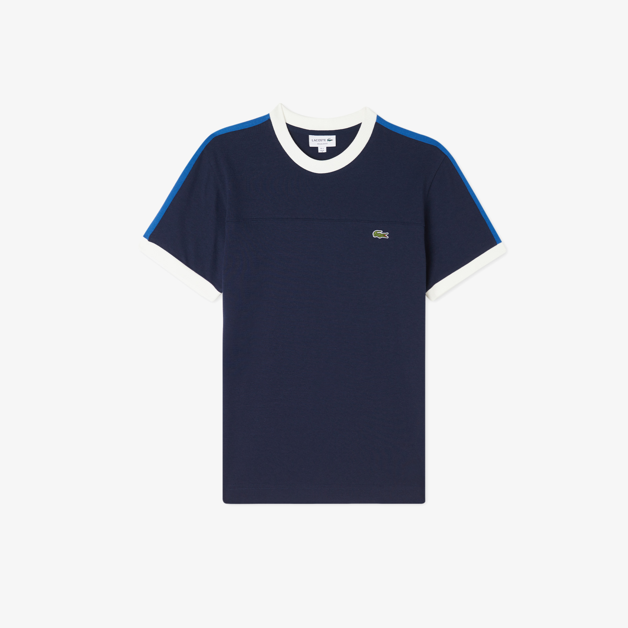 Lacoste Erkek Regular Fit Lacivert Bisiklet Yaka T-Shirt görsel 3