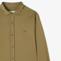 Erkek Slim Fit Haki Gömlek Yeşil