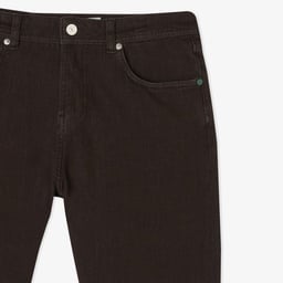 Erkek Slim Fit Kahverengi Jean Pantolon Kahverengi