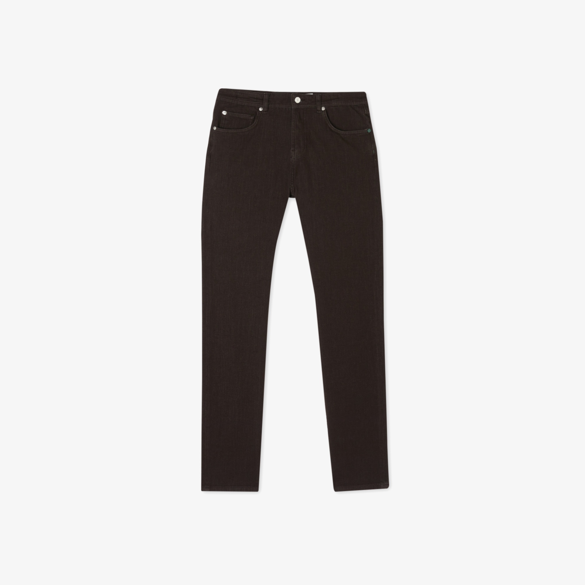 Erkek Slim Fit Kahverengi Jean Pantolon