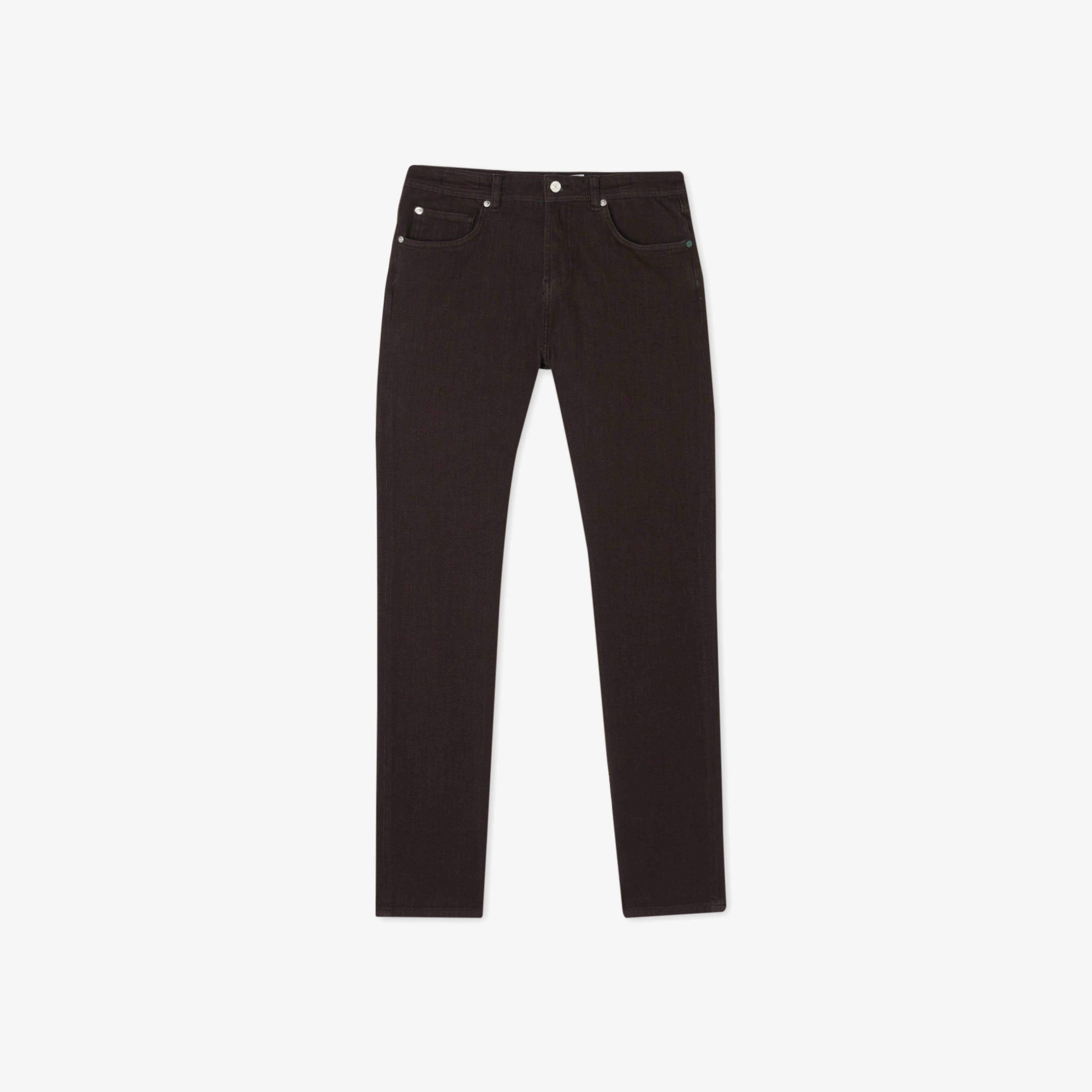Erkek Slim Fit Kahverengi Jean Pantolon