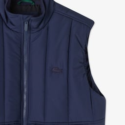 Erkek Dik Yaka Lacivert Yelek Lacivert