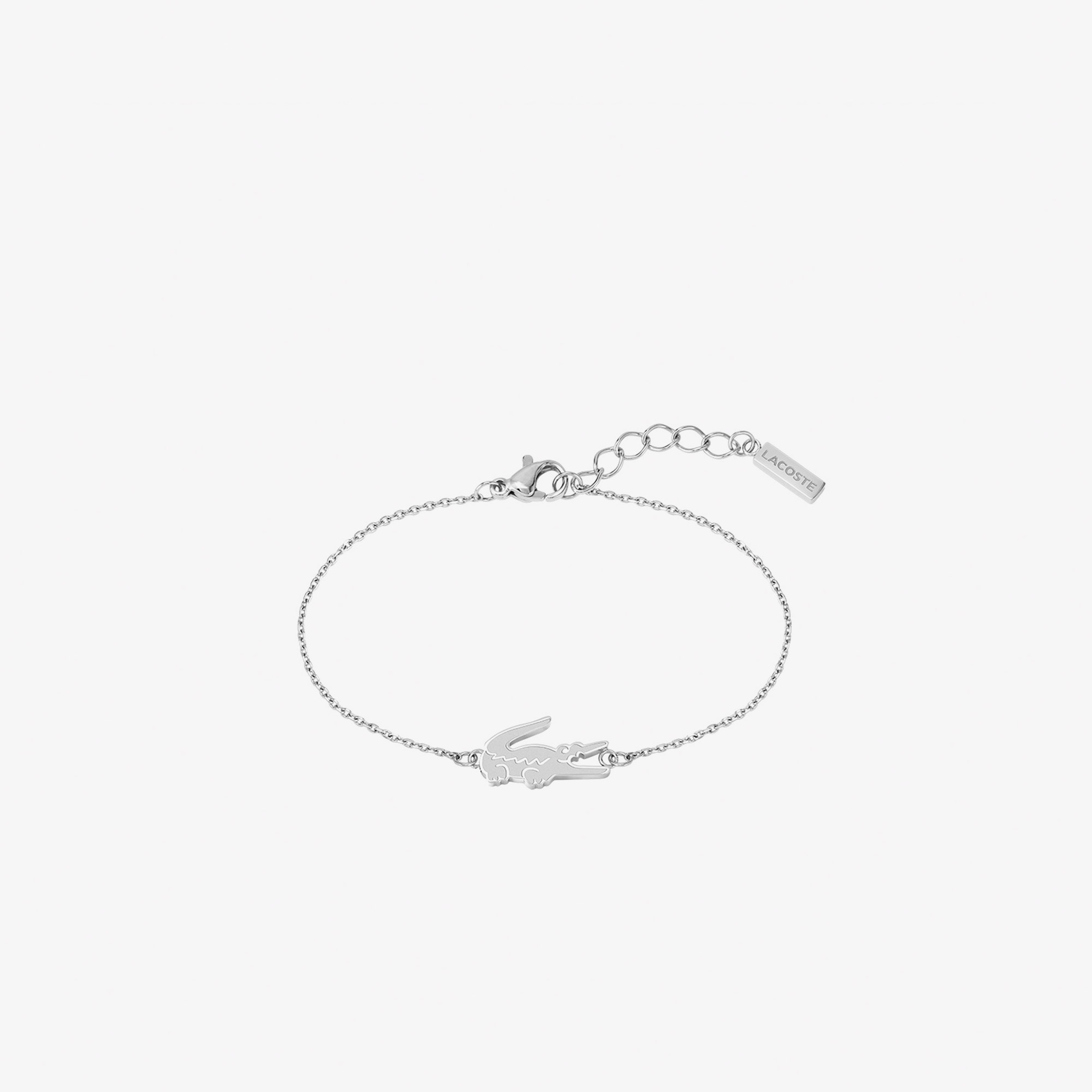 Lacoste Crocodile Kadın Gri Bileklik