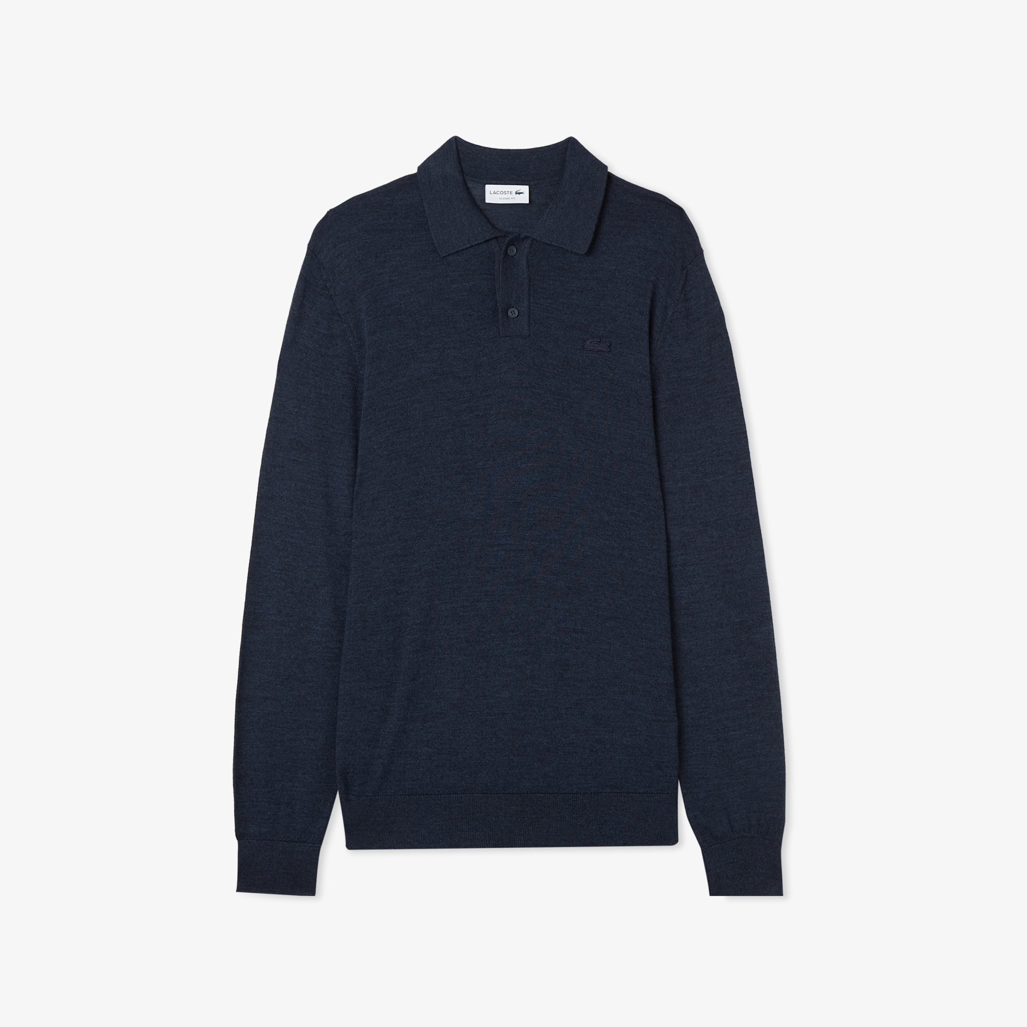 Erkek Classic Fit Polo Yaka Lacivert Kazak