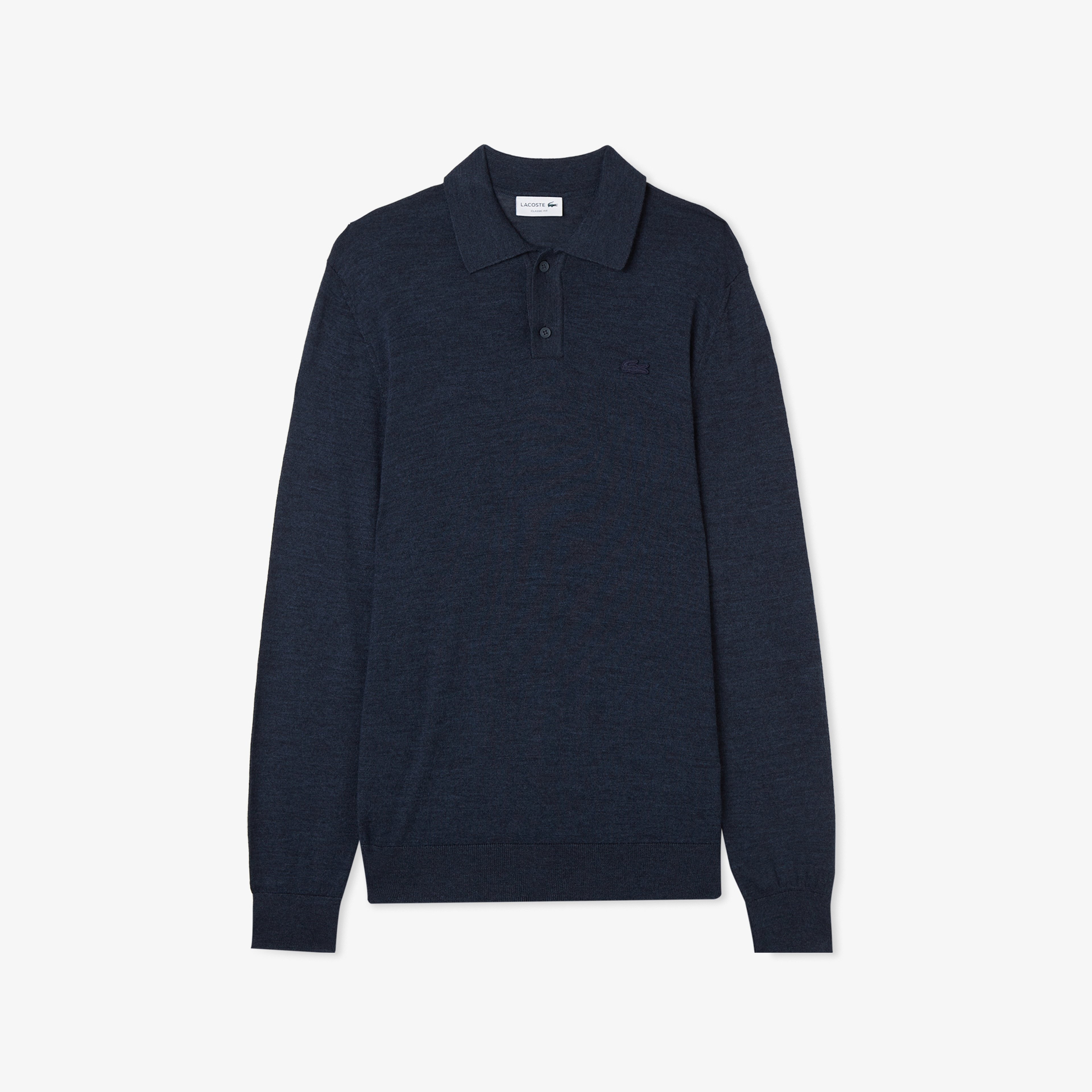 Erkek Classic Fit Polo Yaka Lacivert Kazak