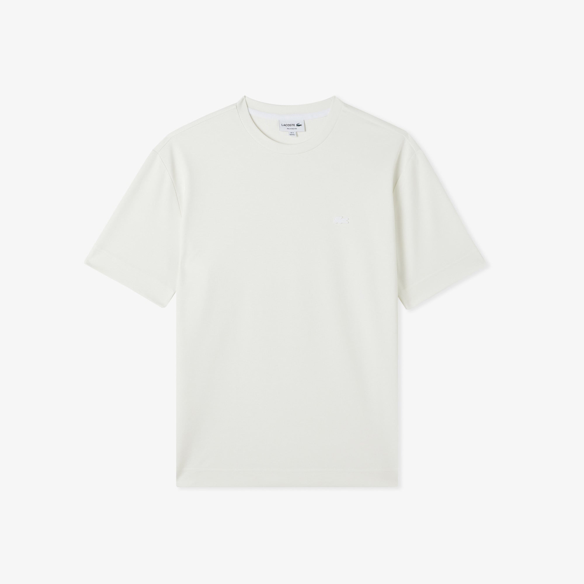 Erkek Oversize Fit Bisiklet Yaka Beyaz T-Shirt