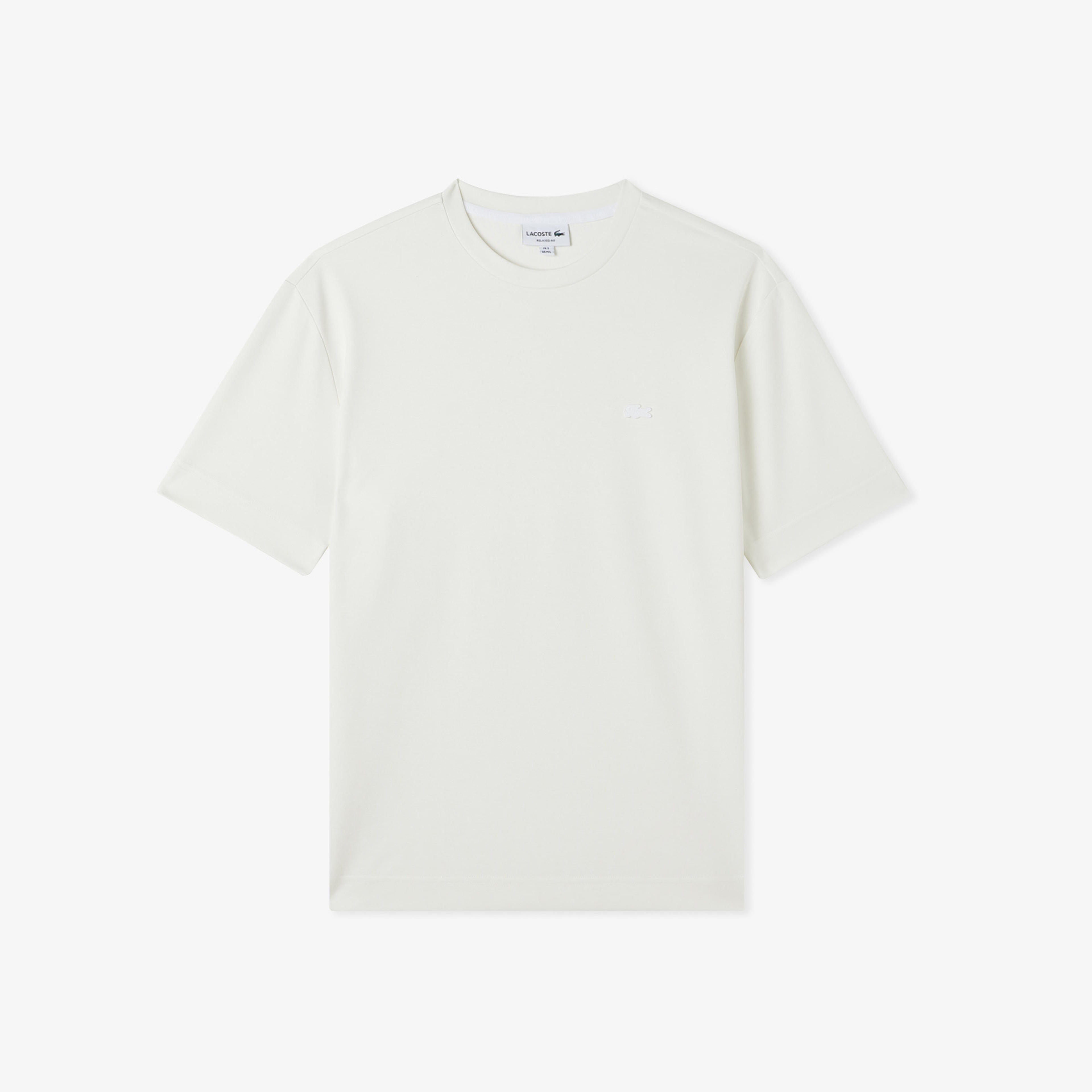 Erkek Oversize Fit Bisiklet Yaka Beyaz T-Shirt Erkek Oversize Fit Bisiklet Yaka Beyaz T-Shirt