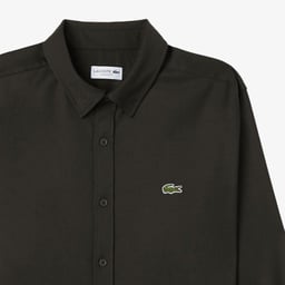 Erkek Regular Fit Koyu Yeşil Gömlek Yeşil