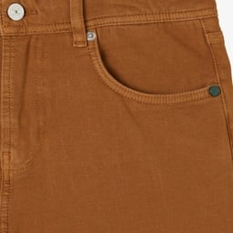 Erkek Slim Fit Açık Kahverengi Jean Pantolon Kahverengi