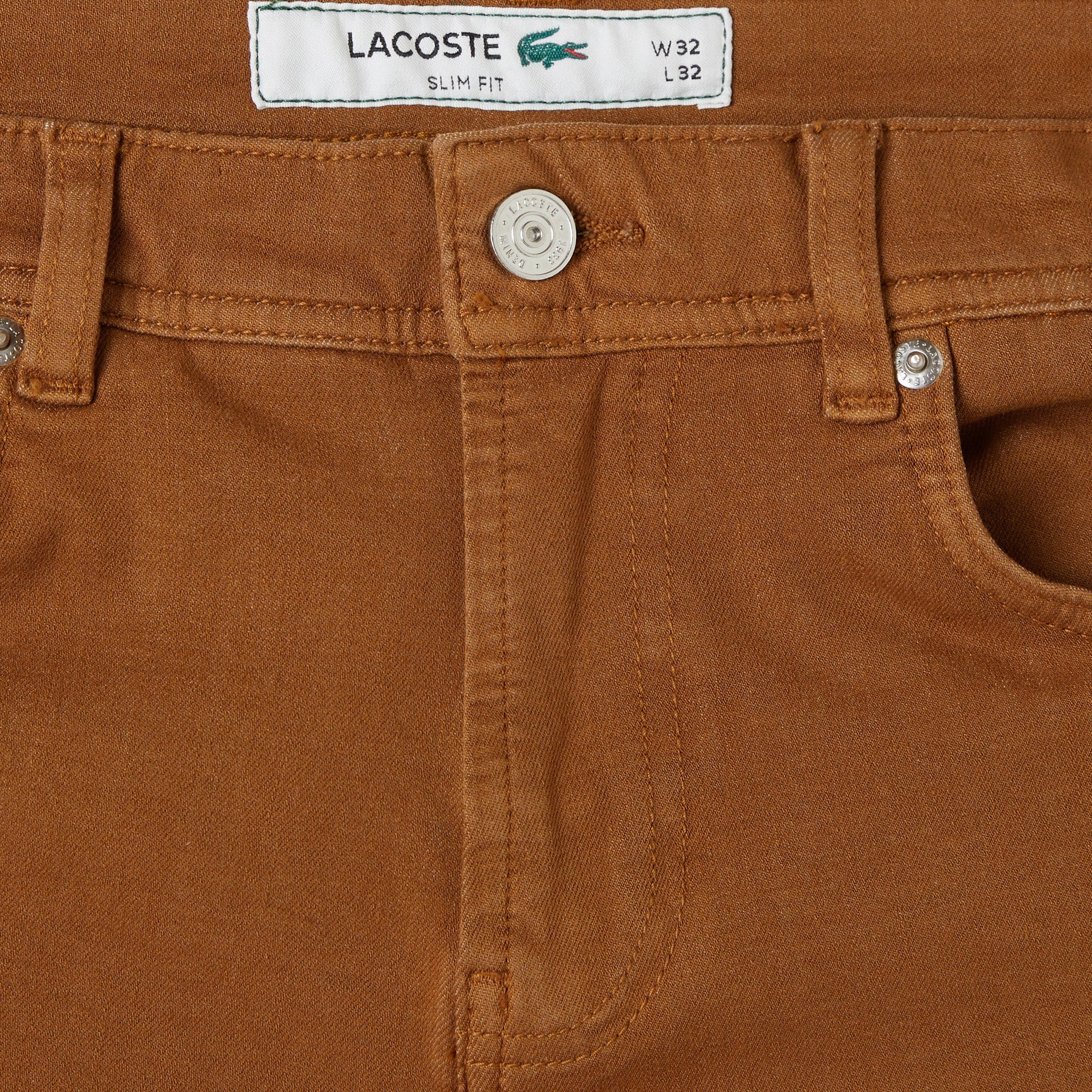 Erkek Slim Fit Açık Kahverengi Jean Pantolon