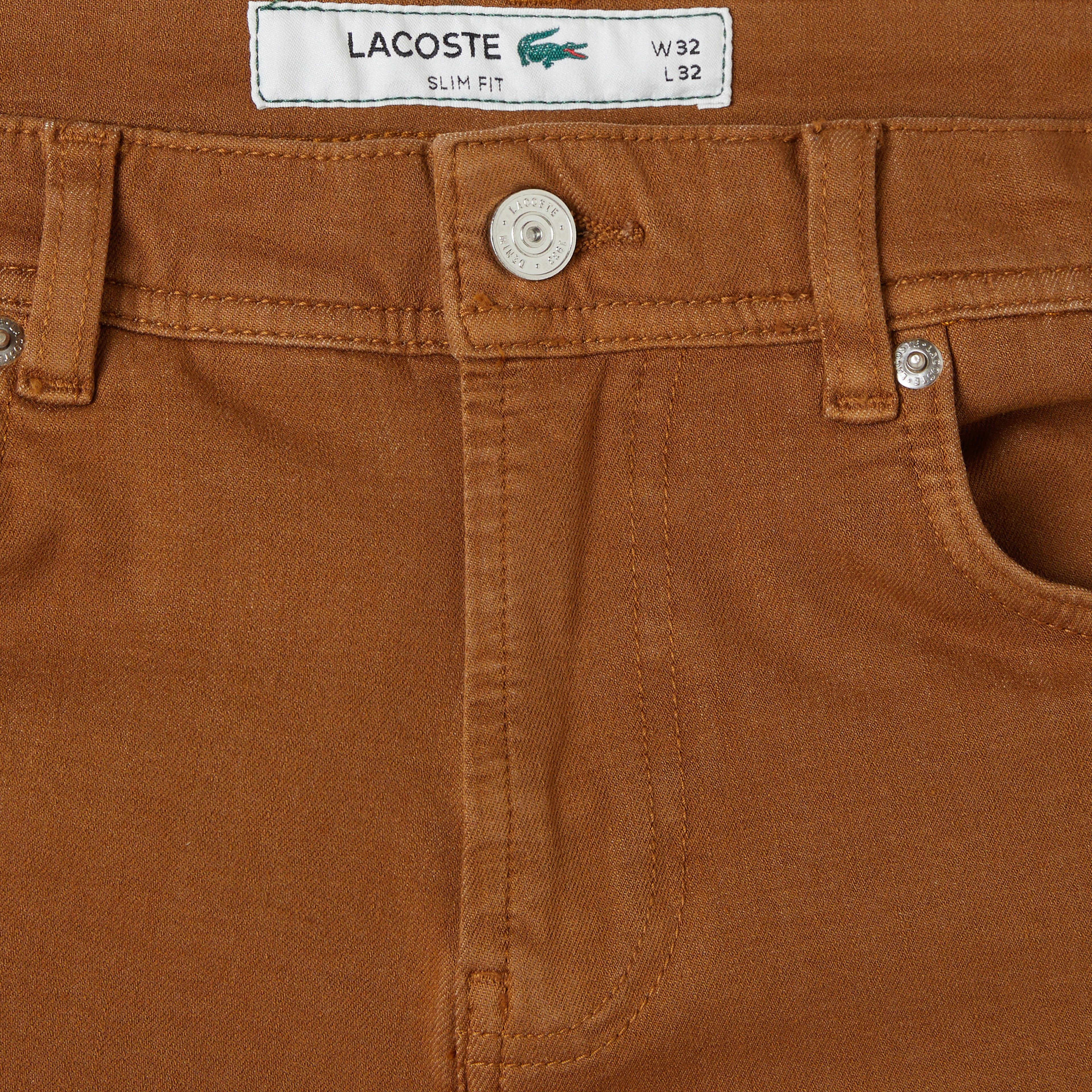 Erkek Slim Fit Açık Kahverengi Jean Pantolon