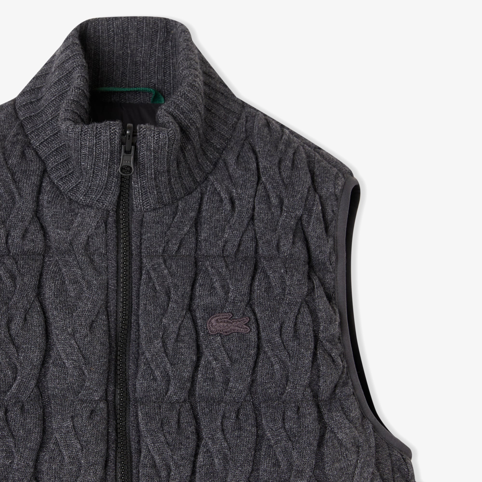 Kadın Regular Fit Dik Yaka Kapitone Çift Taraflı Gri Yelek