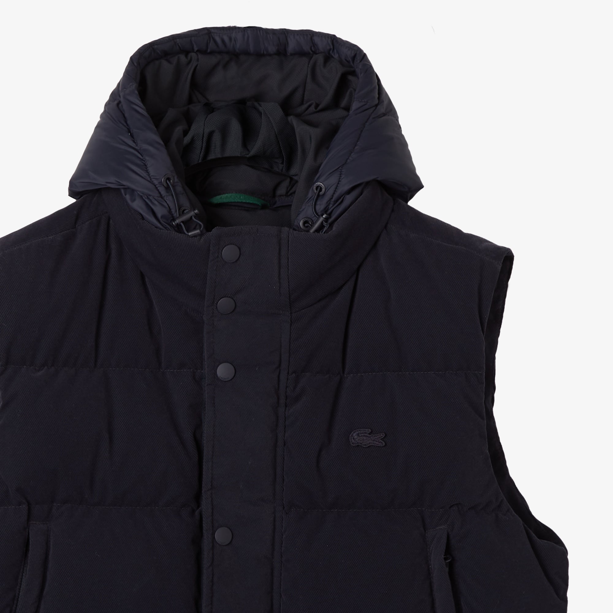 Erkek Kapüşonlu Lacivert Yelek