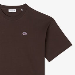 Kadın Relaxed Fit Bisiklet Yaka Kahverengi T-Shirt Kahverengi
