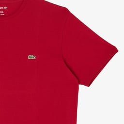 Erkek Slim Fit Bisiklet Yaka Bordo T-Shirt Bordo