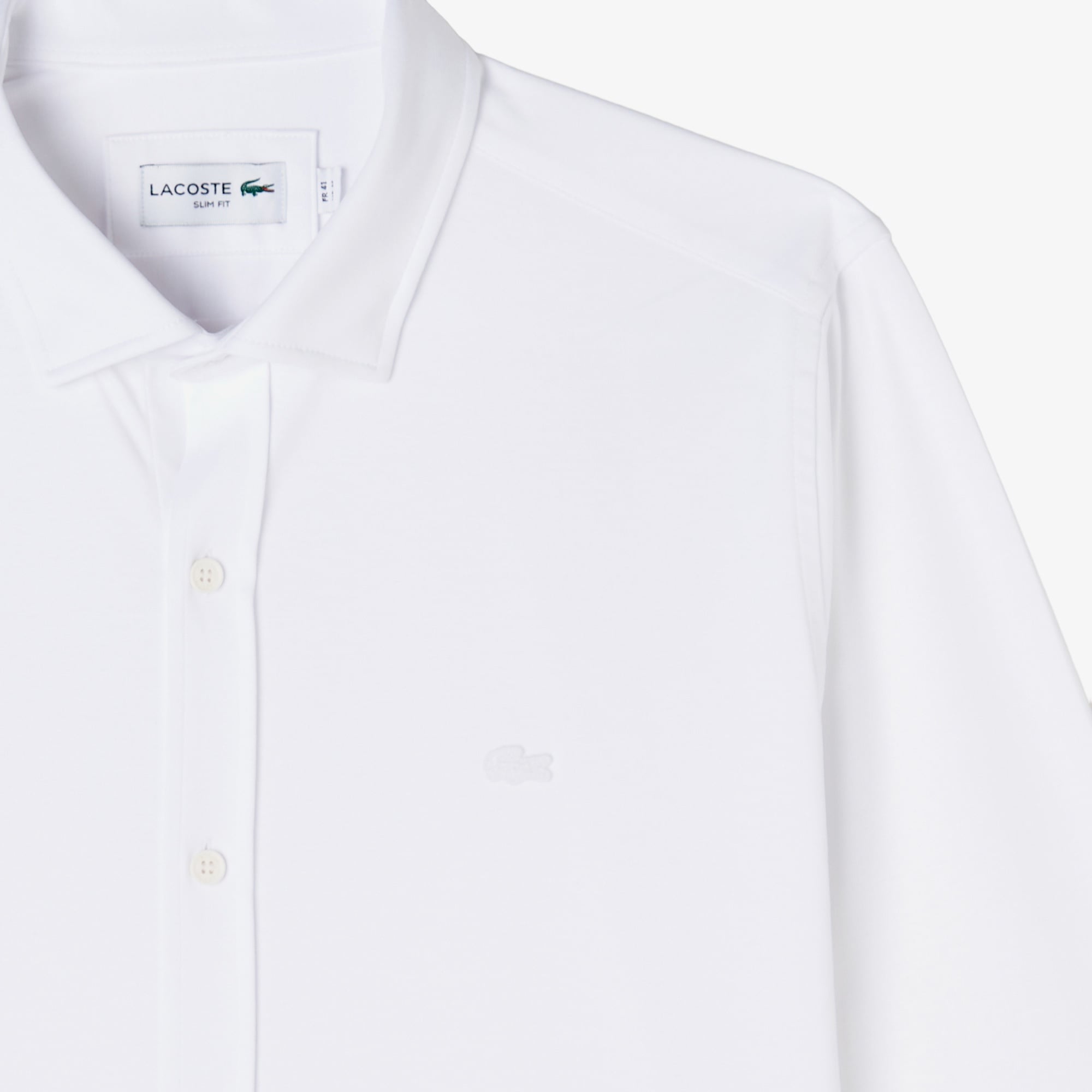 Erkek Slim Fit Beyaz Gömlek