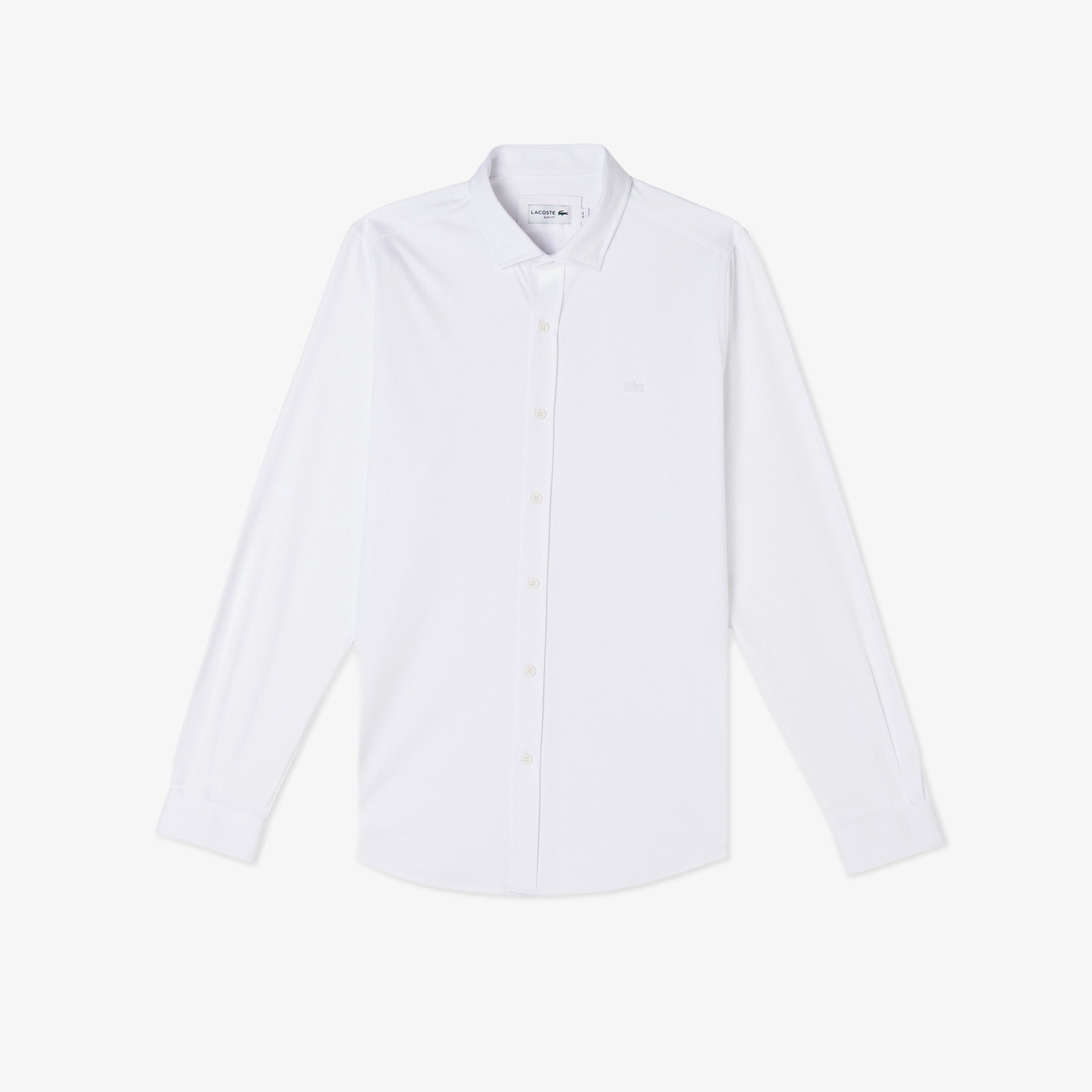 Erkek Slim Fit Beyaz Gömlek