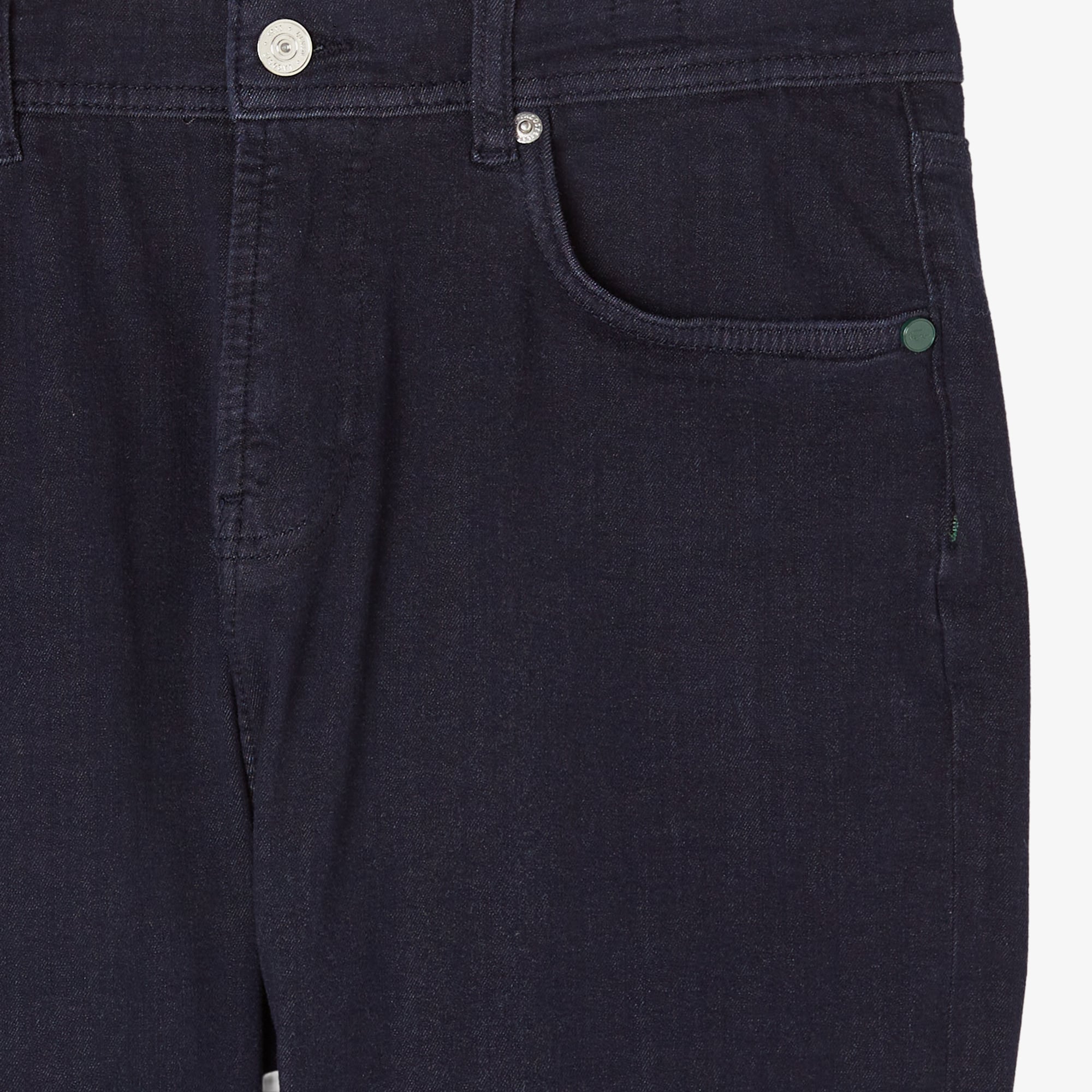 Lacoste Erkek Slim Fit Koyu Mavi Jean Pantolon görsel 4