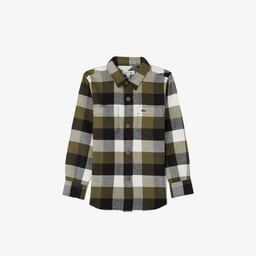 Çocuk Haki Gömlek Yeşil