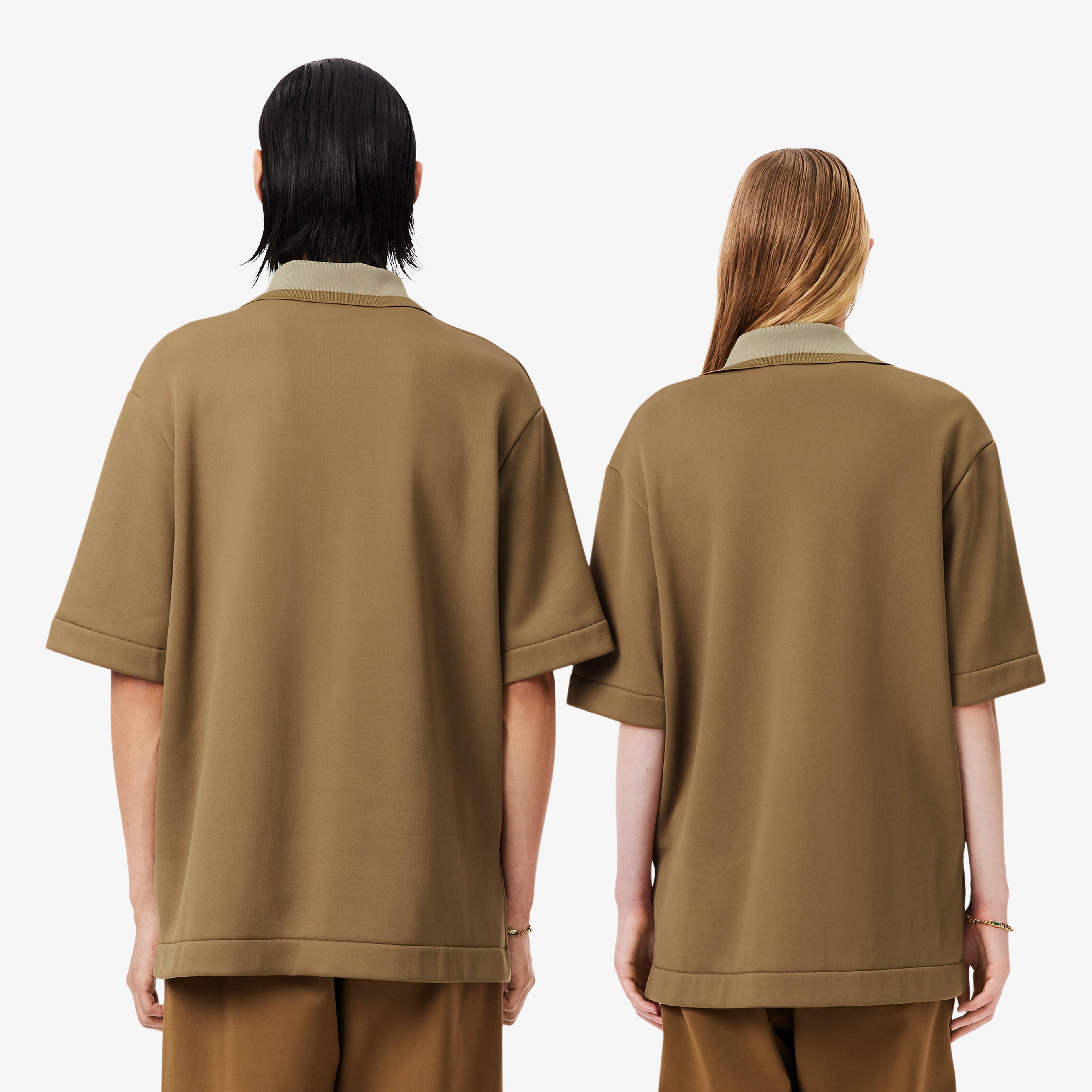 FW25 RUNWAY Unisex Oversize Fit Kahverengi Polo