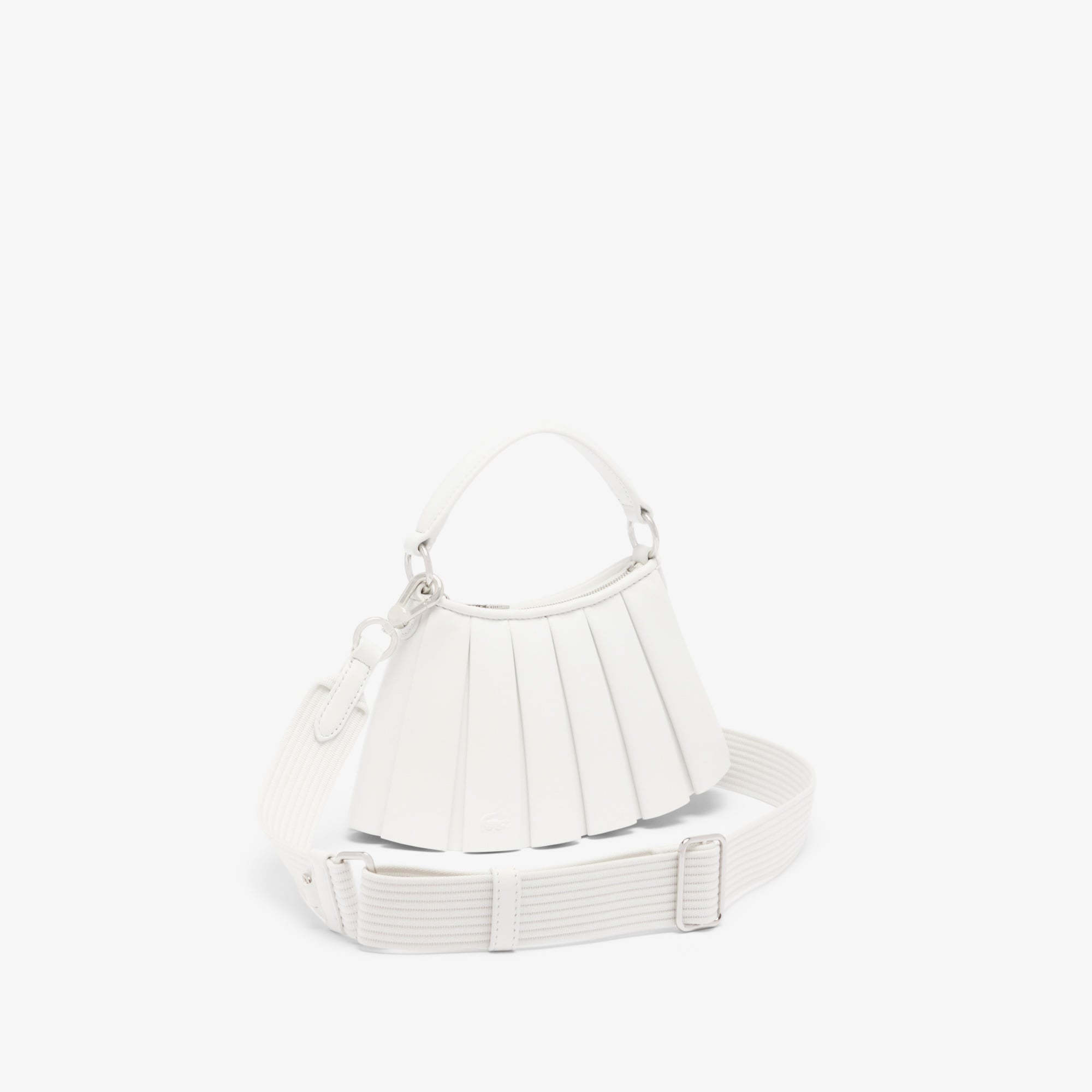 FW25 RUNWAY Mini Lenglen Kadın Beyaz Omuz Çantası