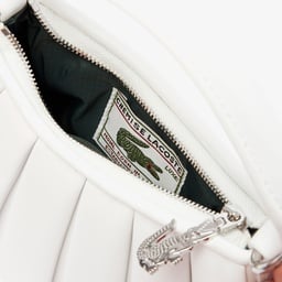 FW25 RUNWAY Mini Lenglen Kadın Beyaz Omuz Çantası Beyaz