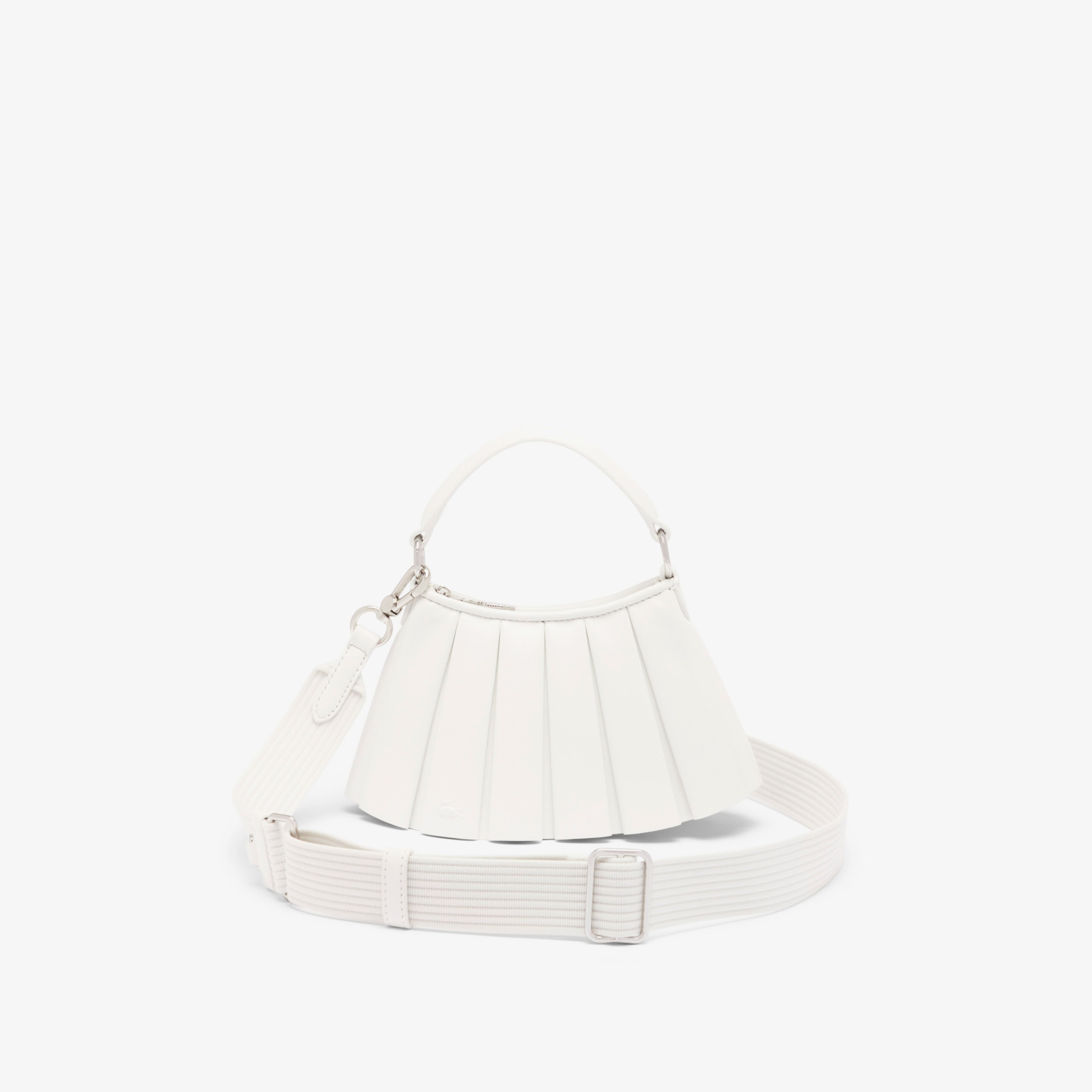 FW25 RUNWAY Mini Lenglen Kadın Beyaz Omuz Çantası