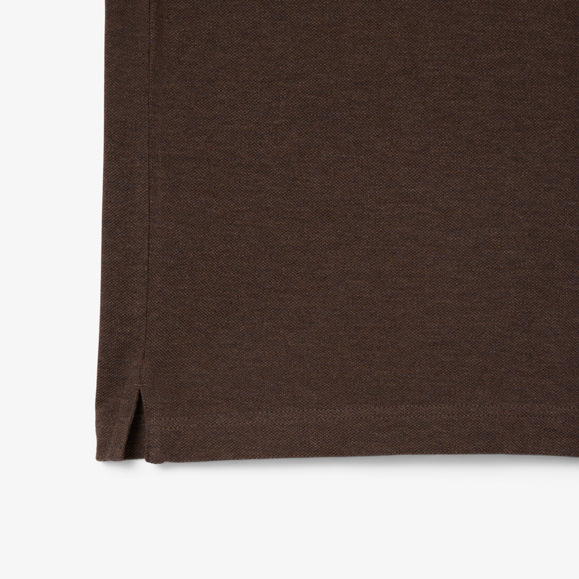 L.12.12 Erkek Slim Fit Kahverengi Polo