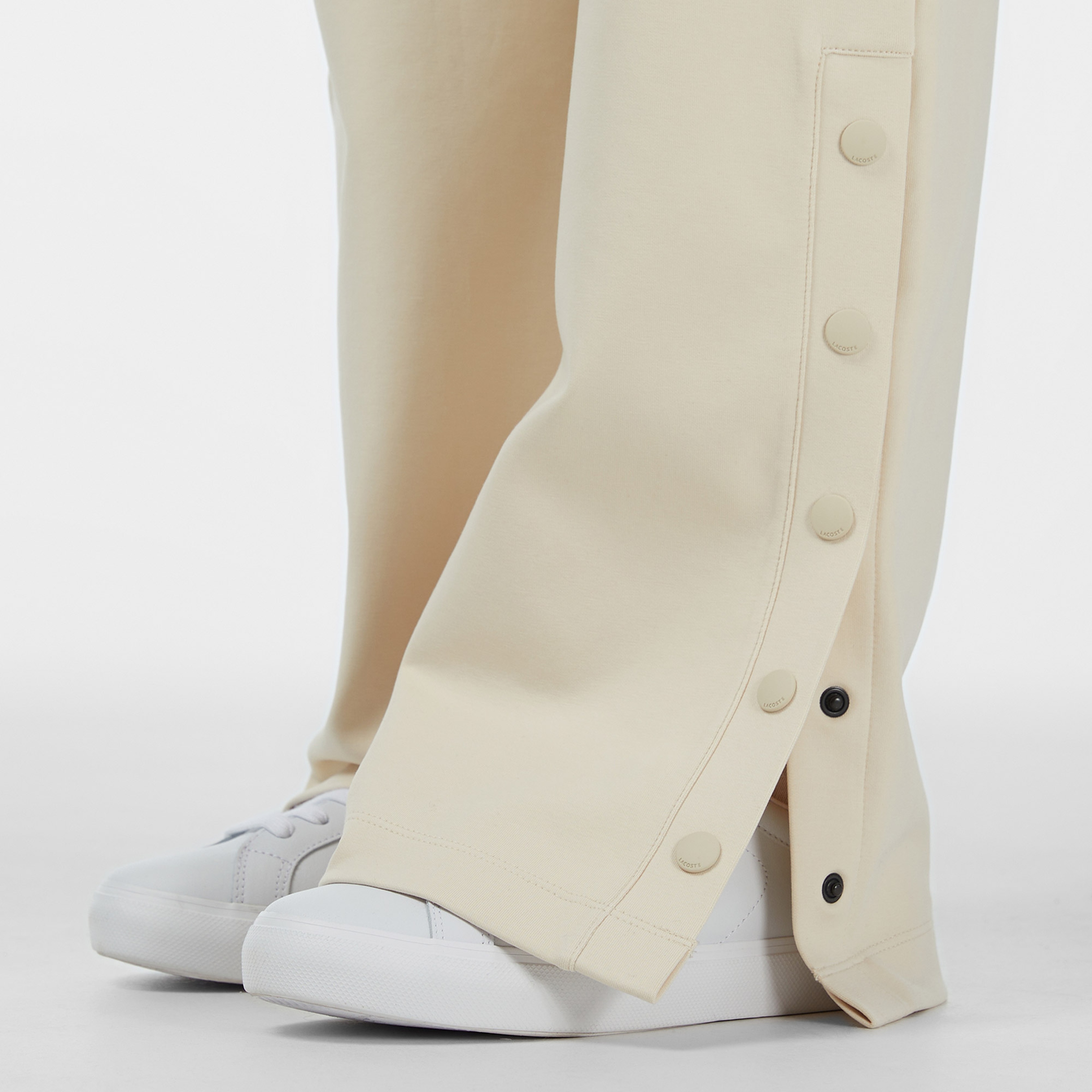 Kadın Straight Fit Krem Eşofman Altı