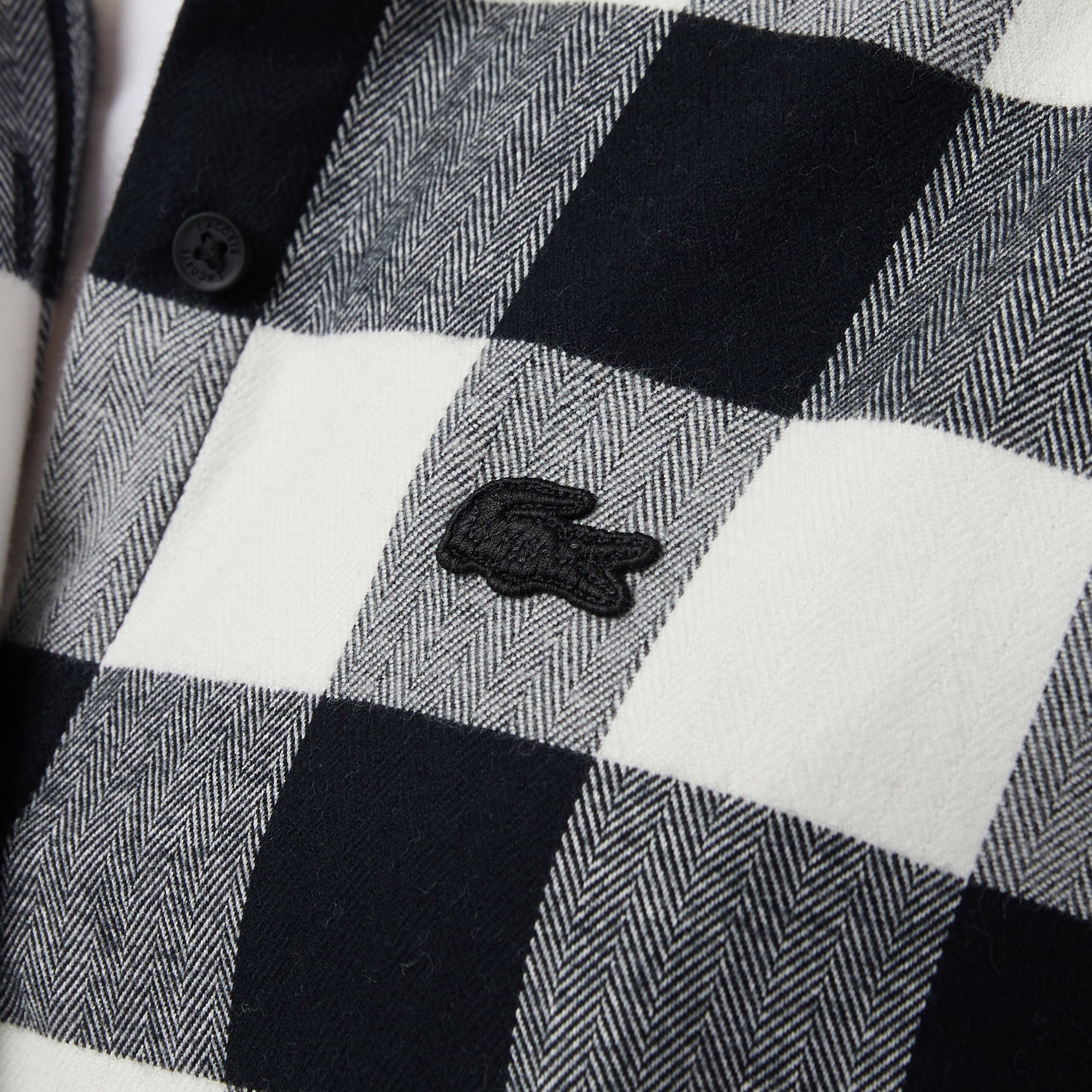 Kadın Kareli Siyah Gömlek