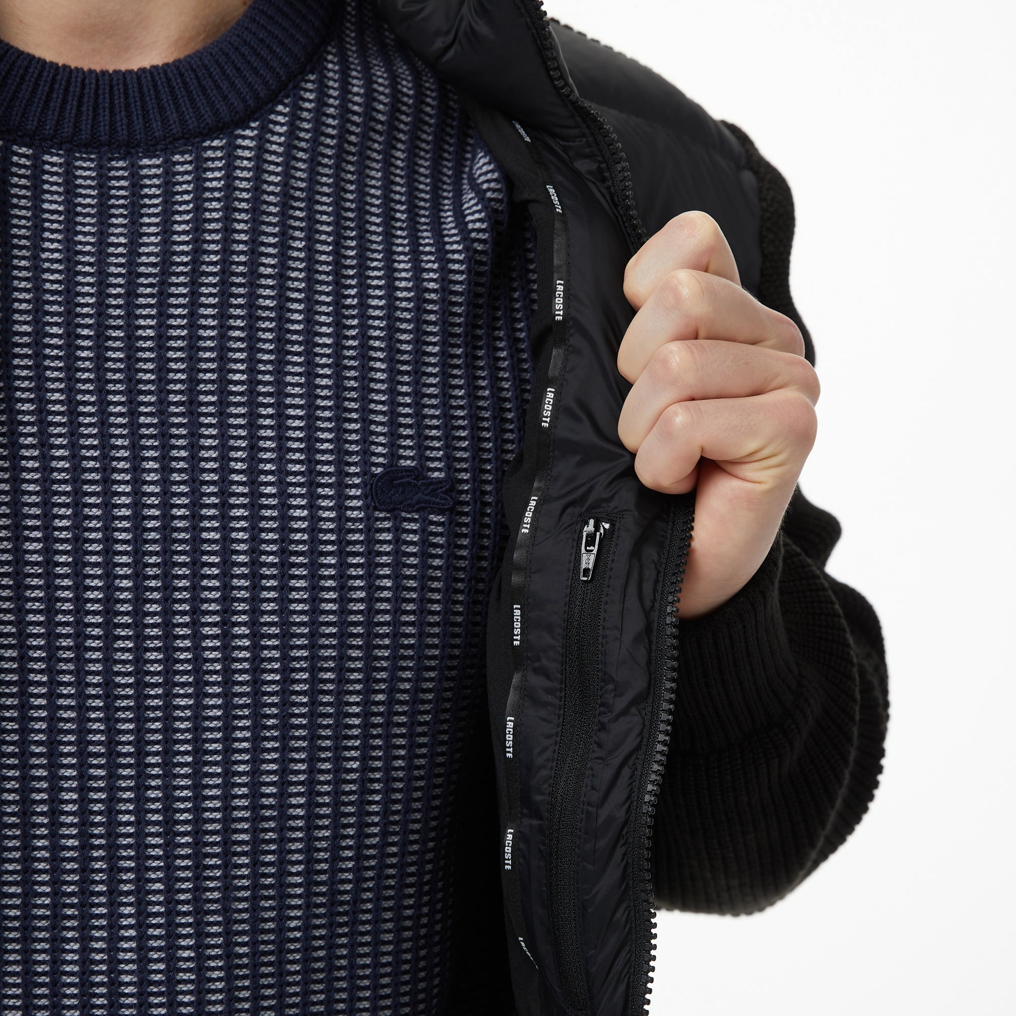 Erkek Regular Fit Kapüşonlu Siyah Mont