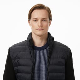 Erkek Regular Fit Kapüşonlu Siyah Mont Siyah