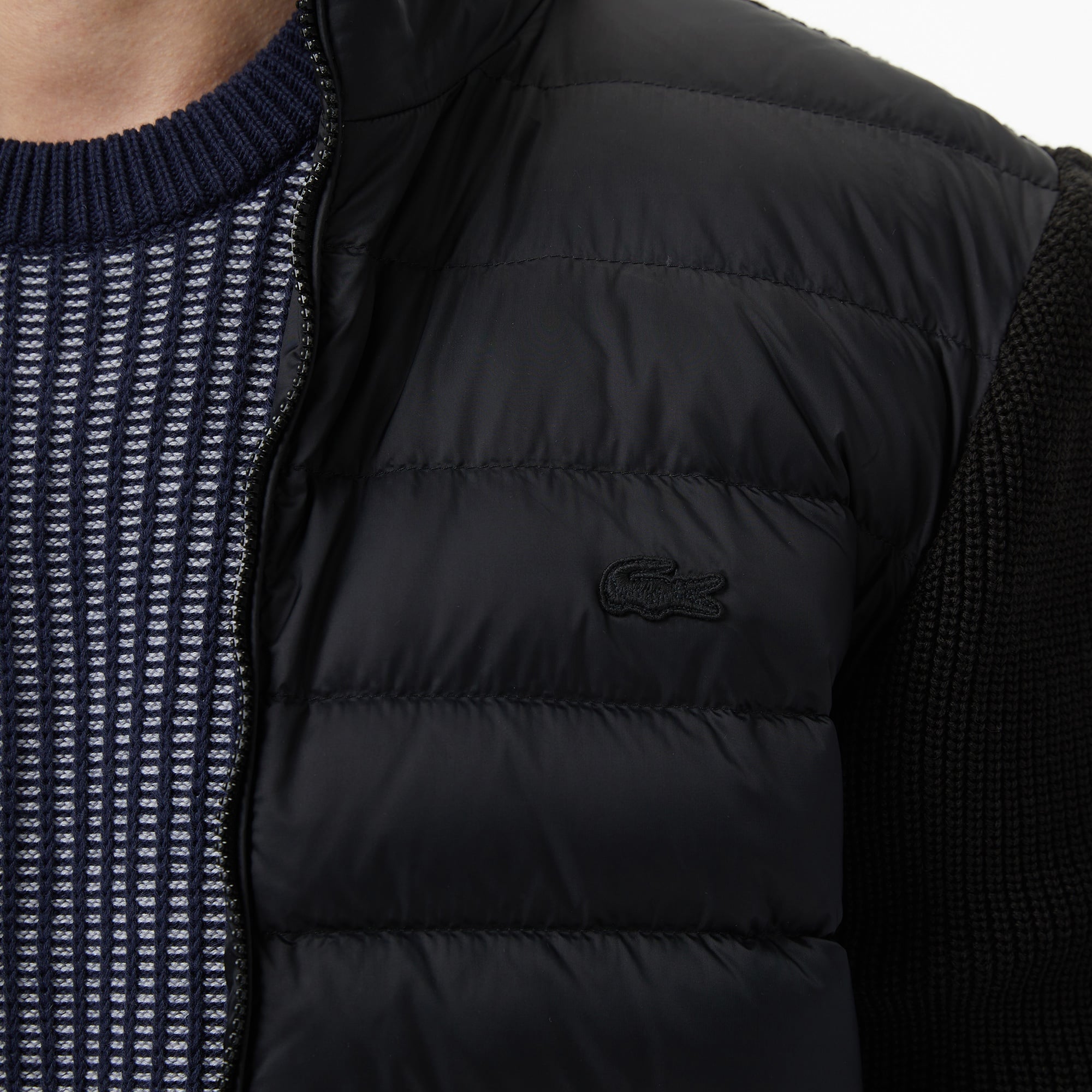 Erkek Regular Fit Kapüşonlu Siyah Mont