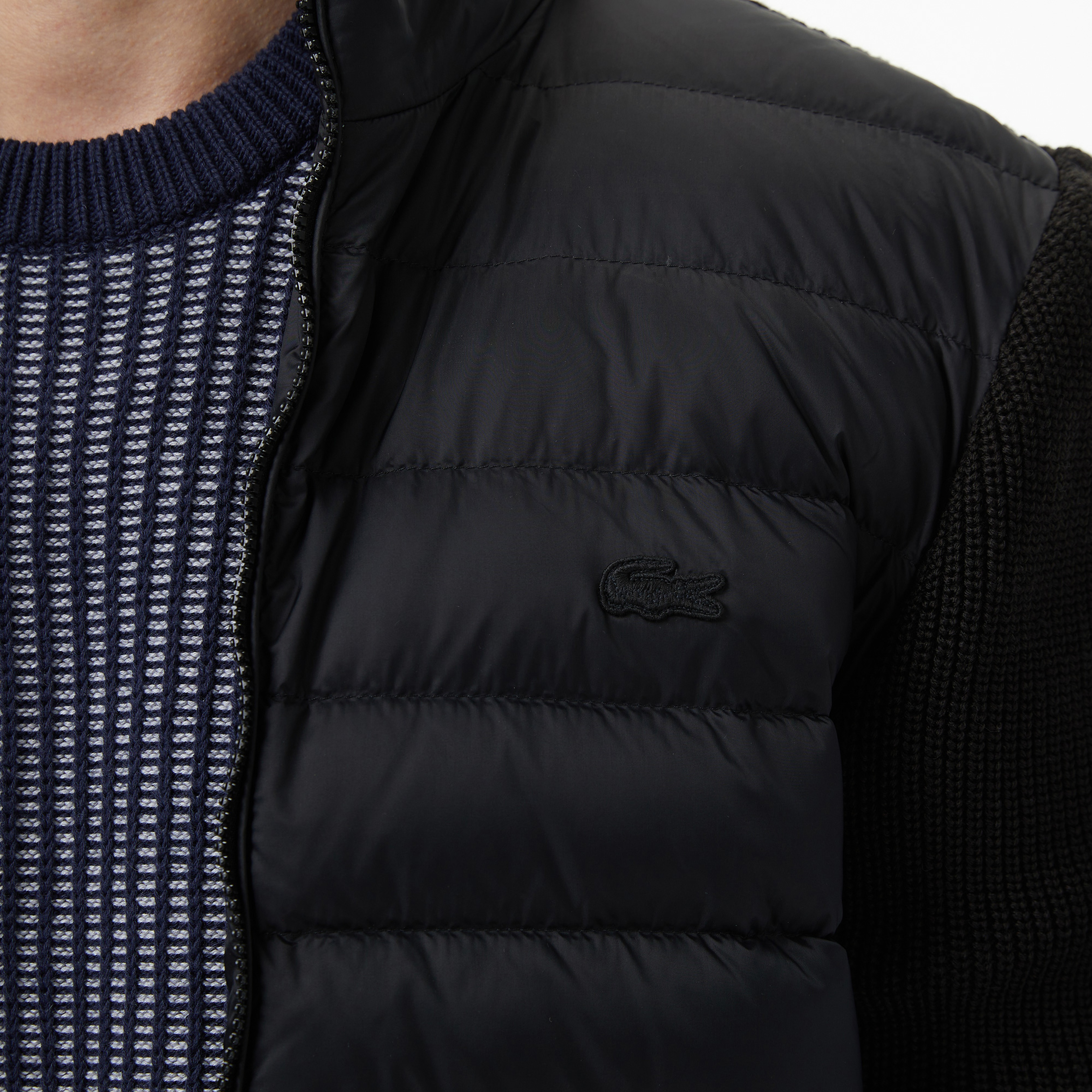 Erkek Regular Fit Kapüşonlu Siyah Mont