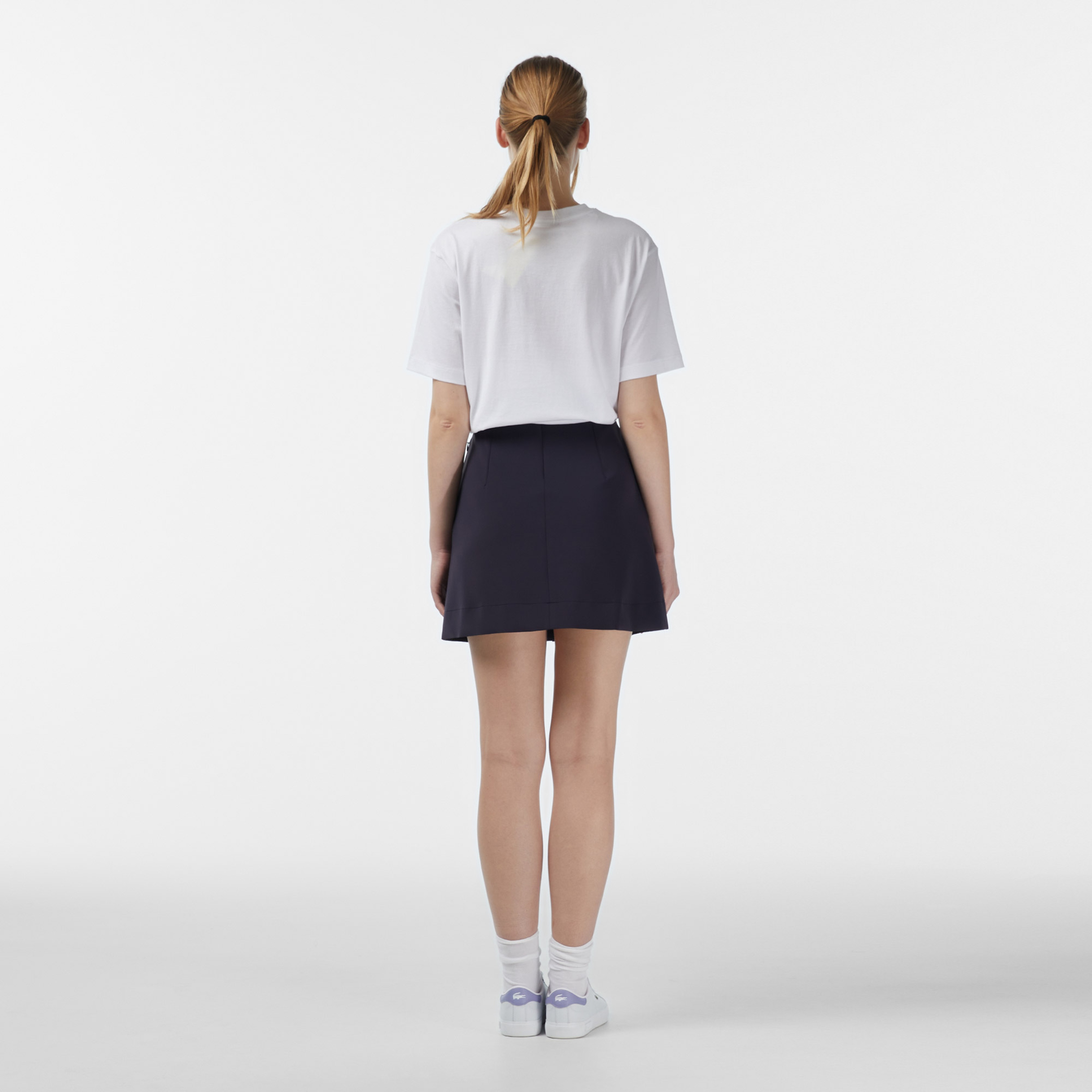 Kadın Classic Fit Lacivert Etek