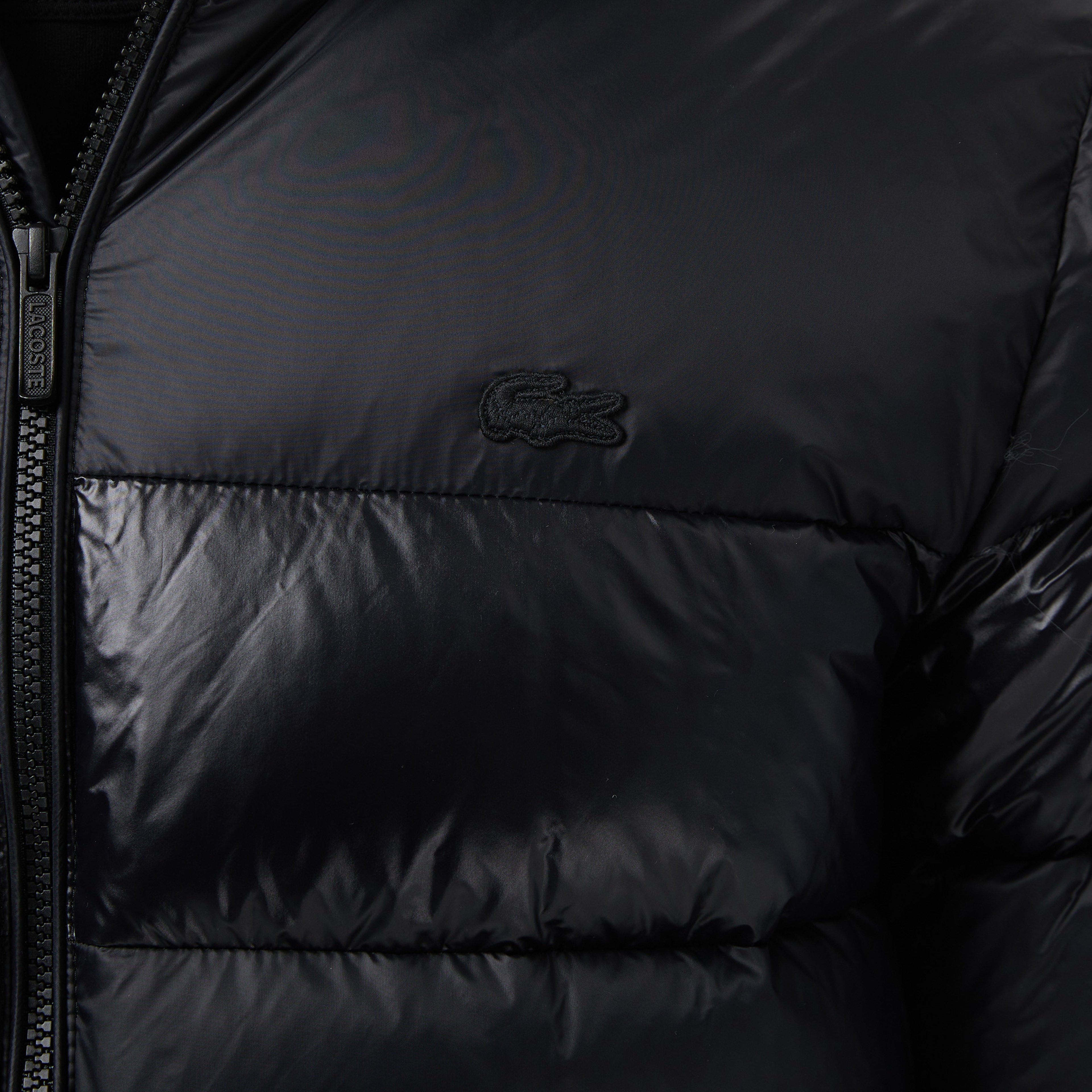 Erkek Relaxed Fit Kapüşonlu Siyah Mont