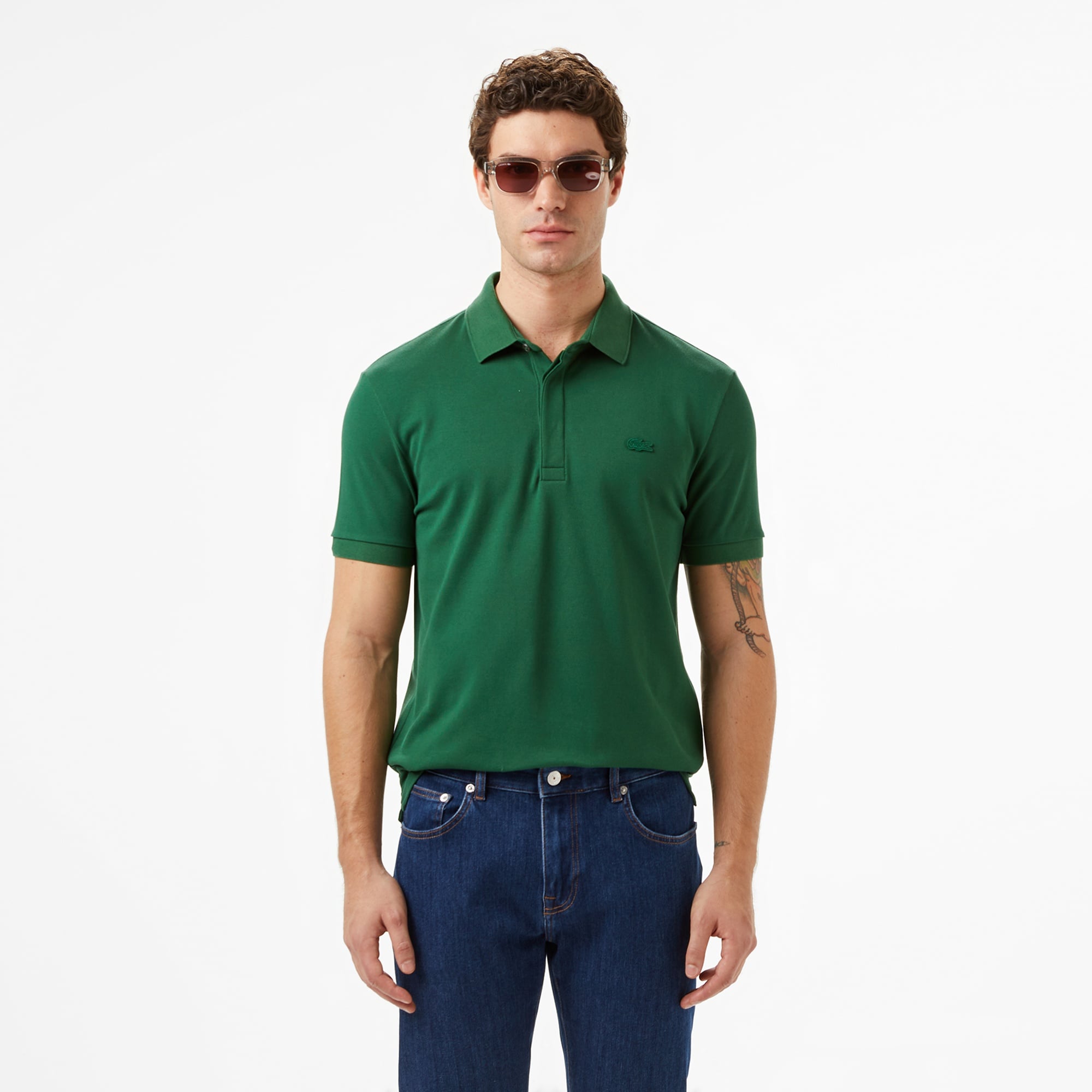 Erkek Regular Fit Yeşil Paris Polo